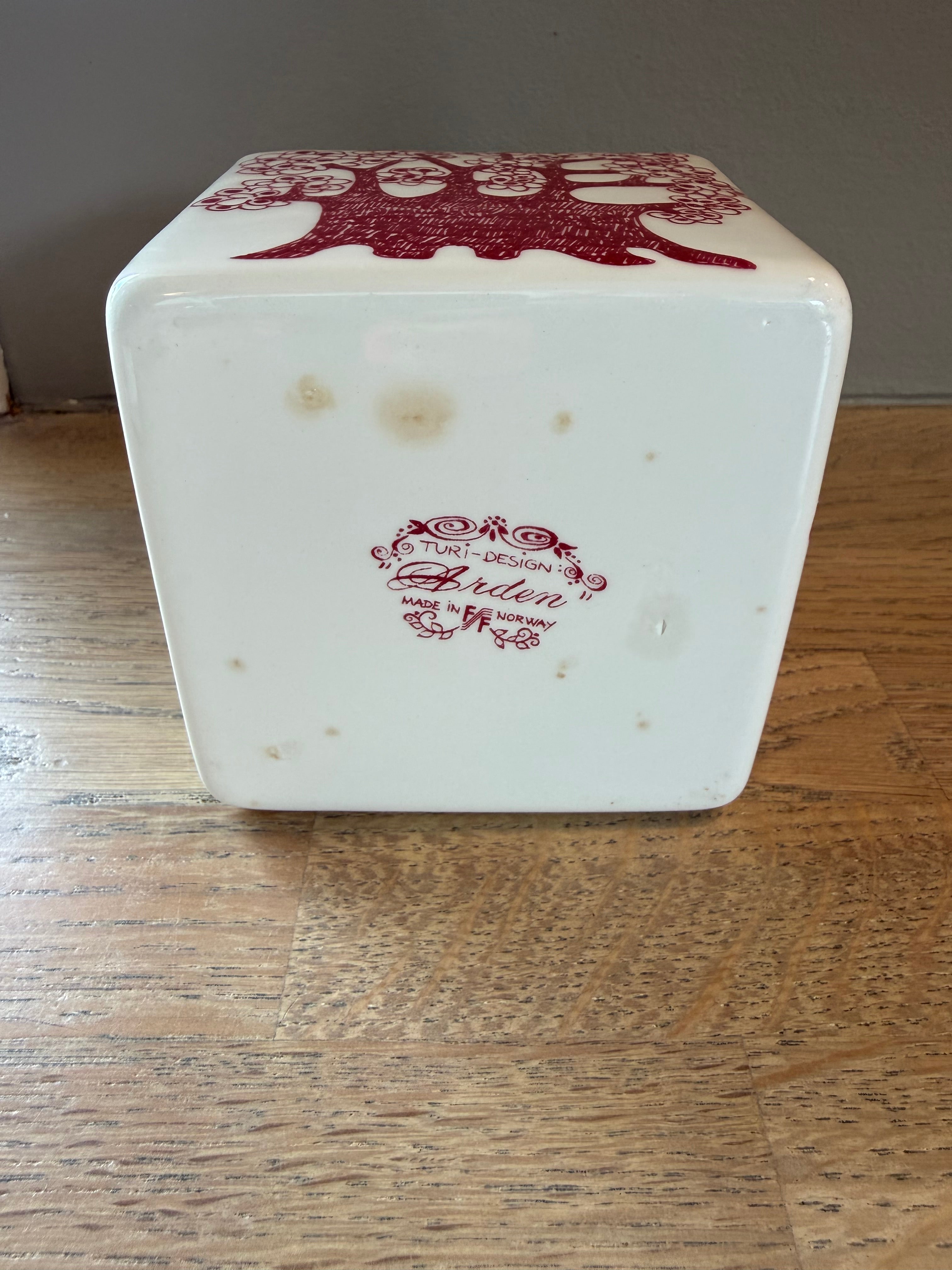 Figgjo Arden Smørboks - Vintage Turi design