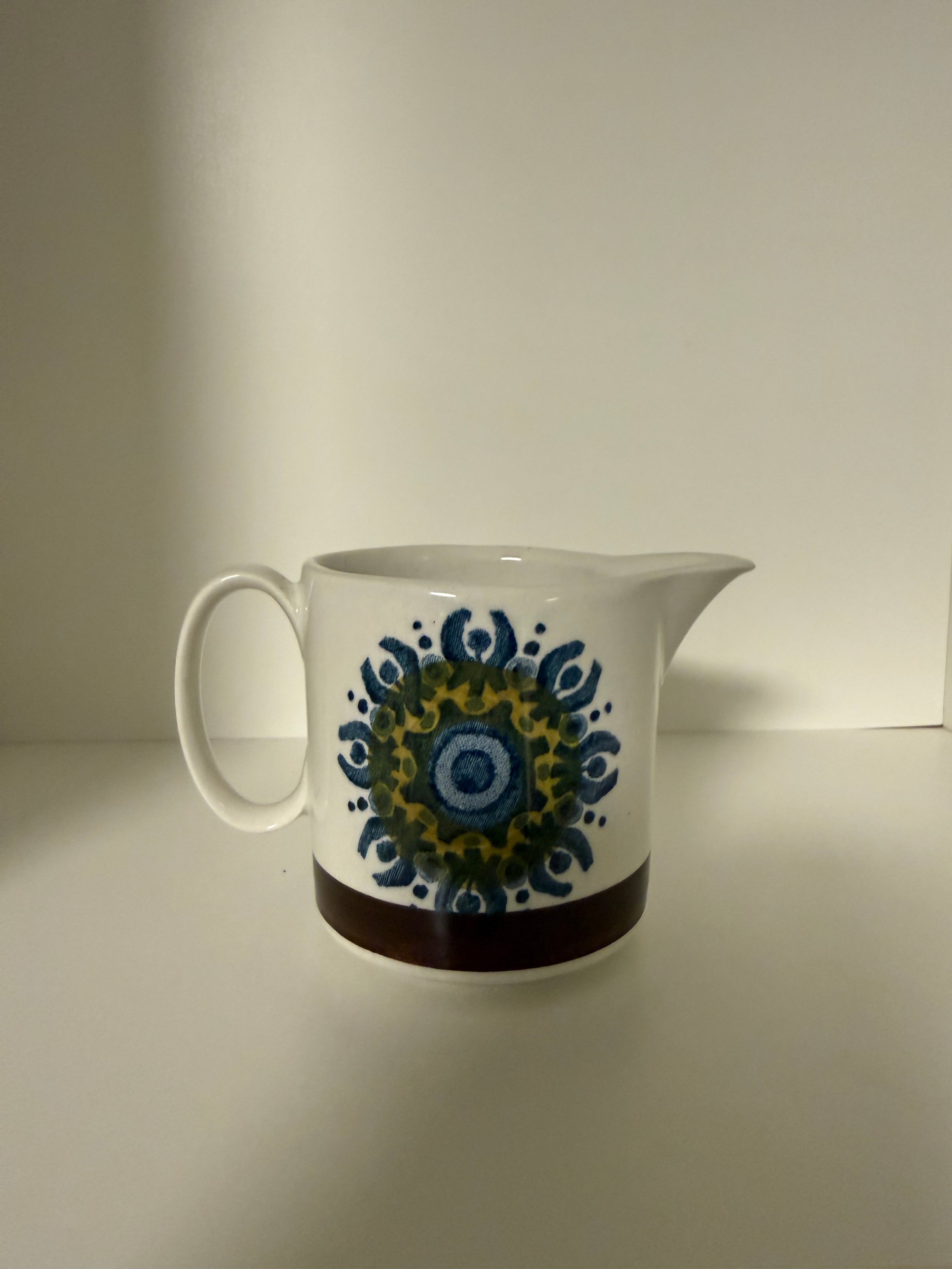 Burleigh Castile fløtemugge – håndlaget engelsk steintøy