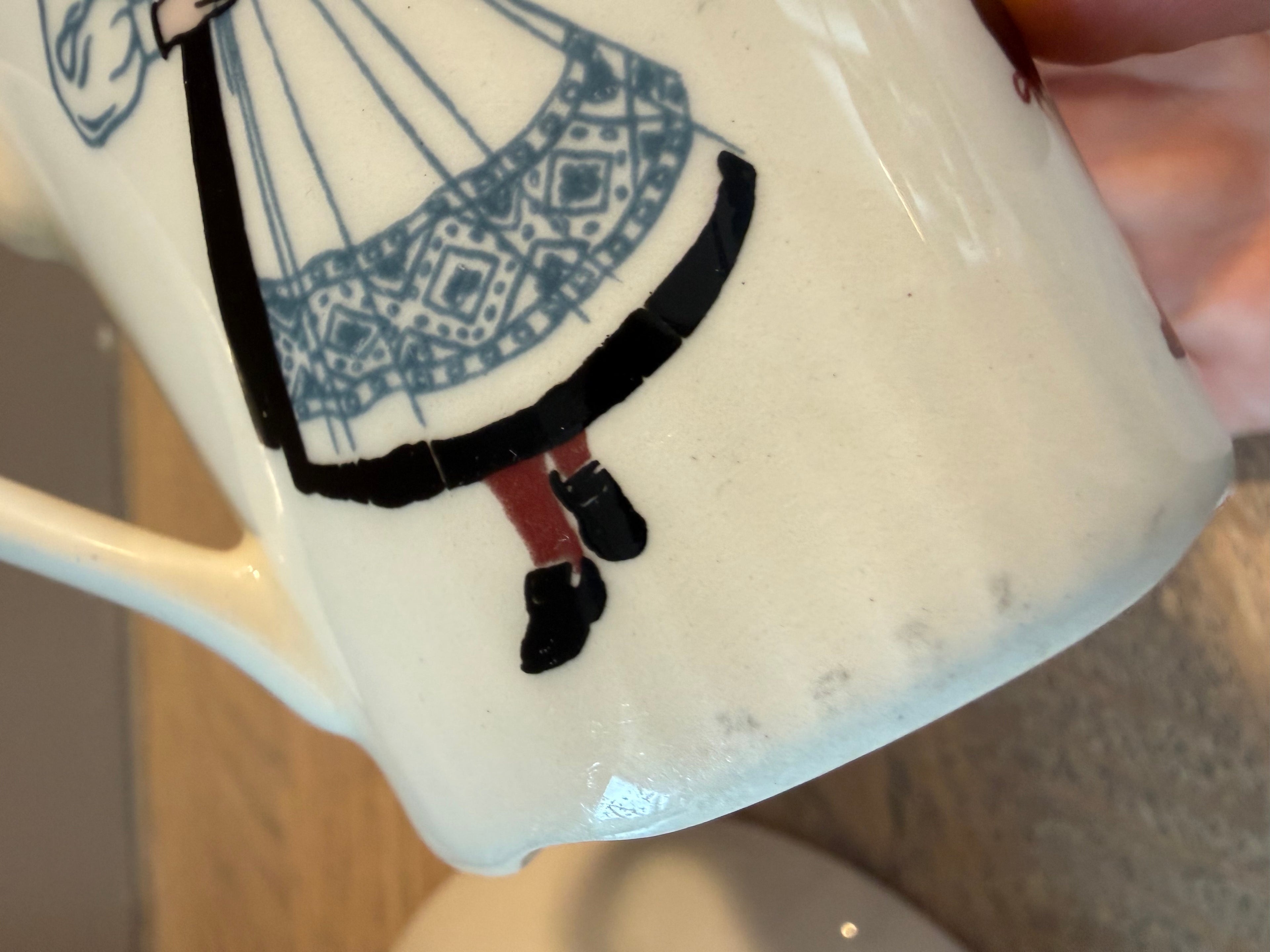 Figgjo Hardangerdansere Kaffekopp med skål
