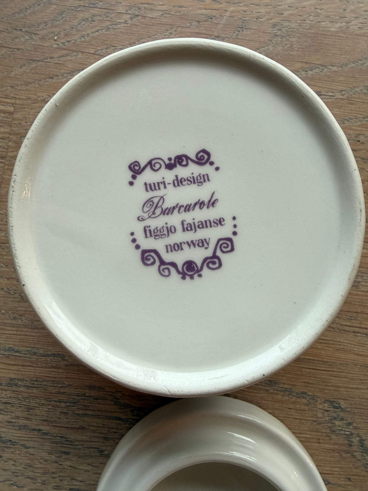 Figgjo Barcarole skål med lokk - Vintage Turi design