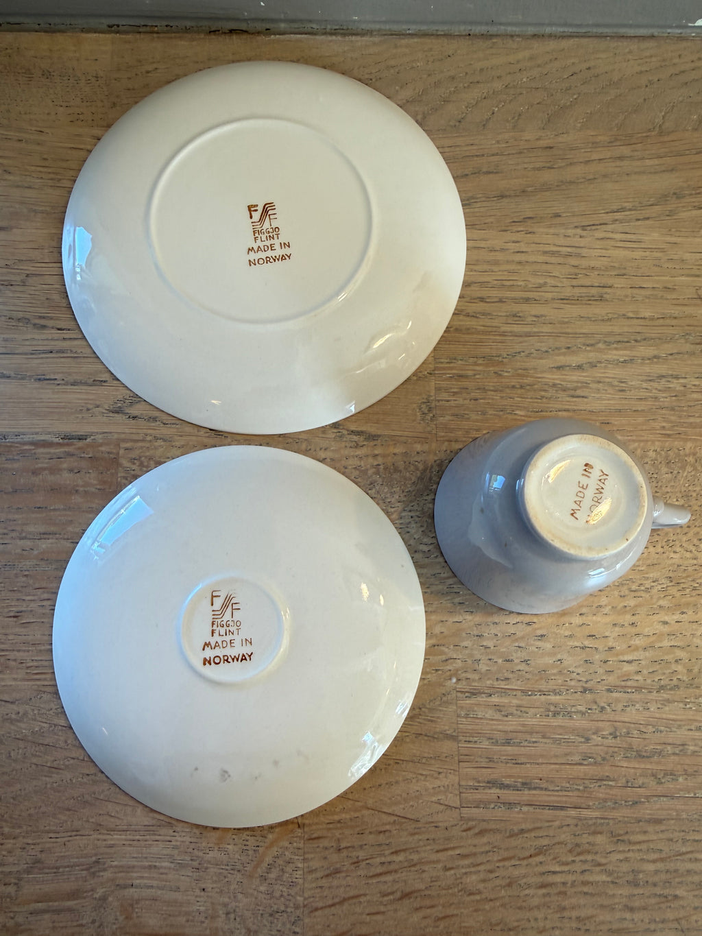 Figgjo Flint Mocca Pastell Grå kuvert