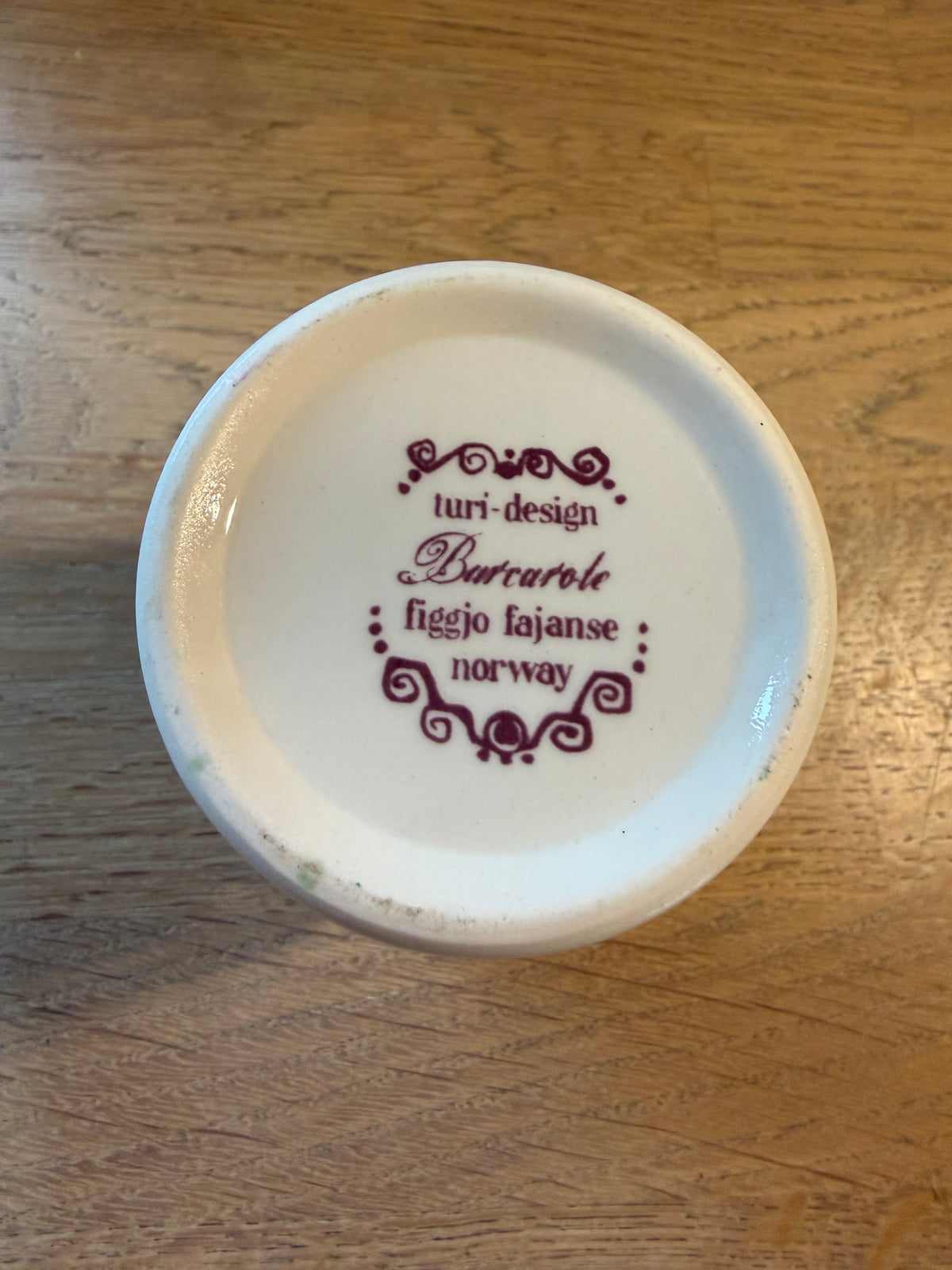 Figgjo Barcarole Lysestake 9cm - vintage Turi design