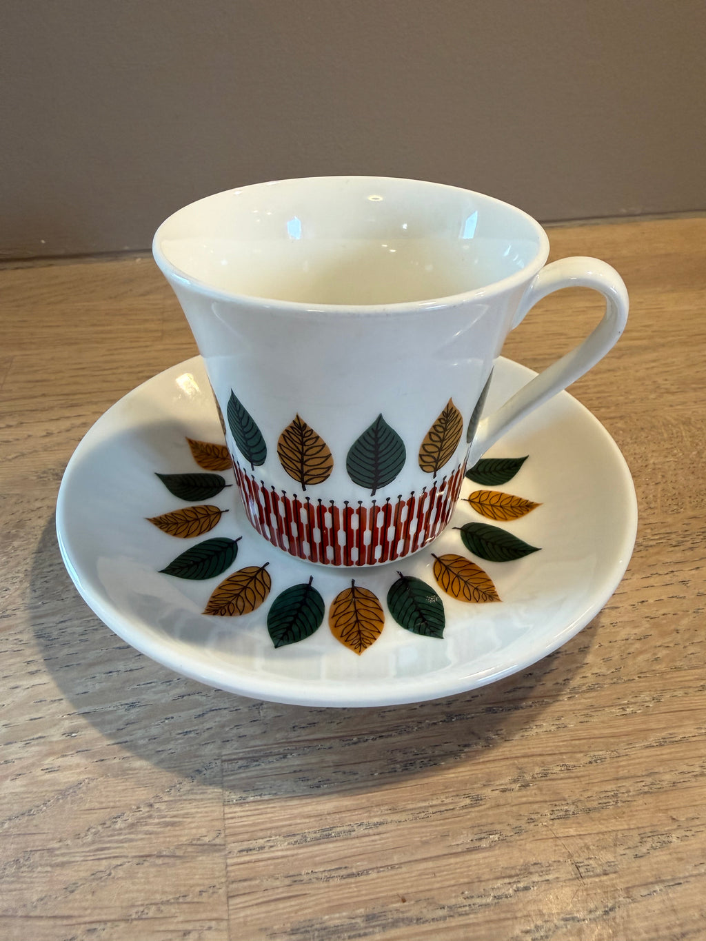 Figgjo Cadiz Kaffekopp med skål - Vintage Rolf-design