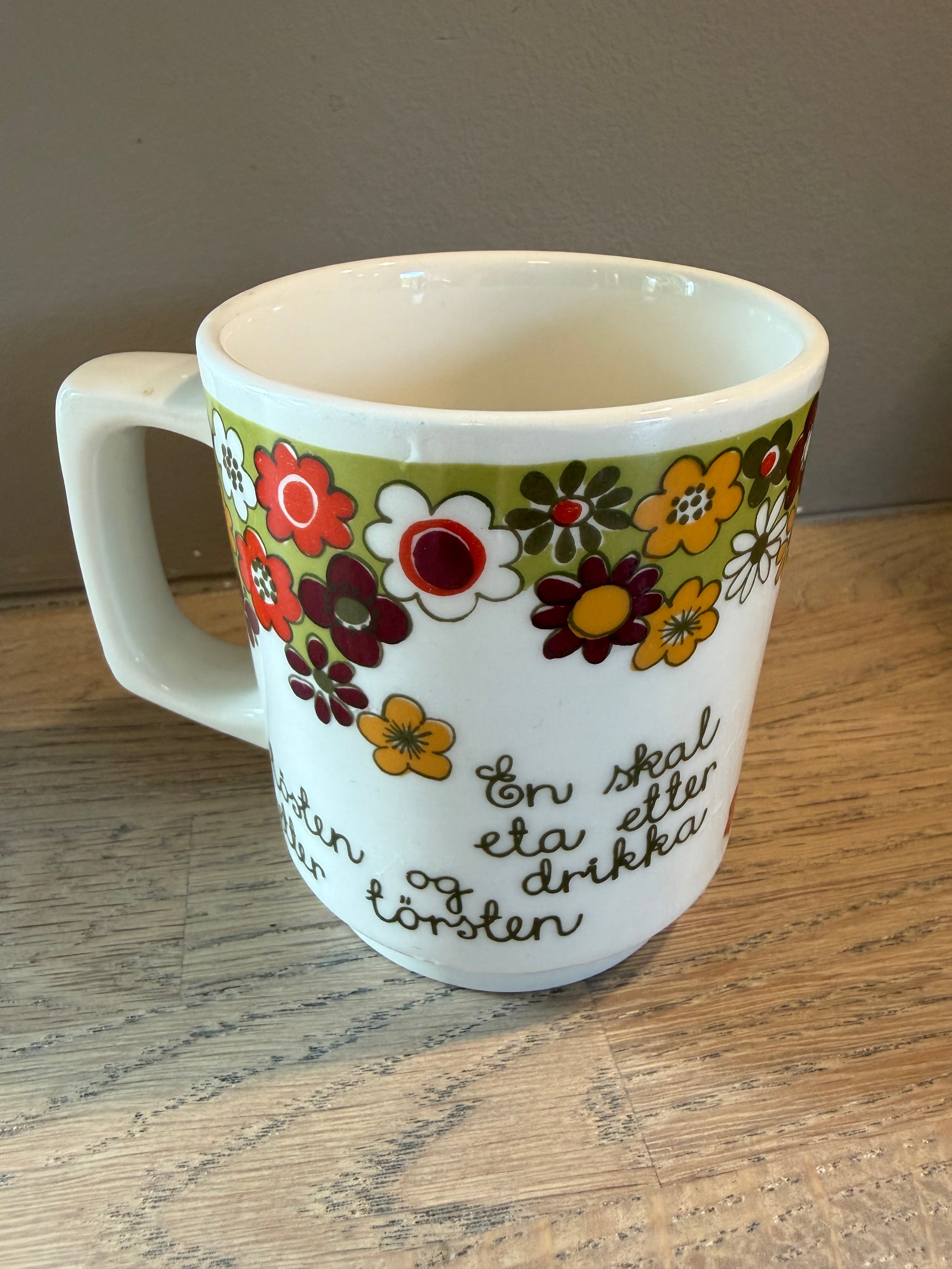 Figgjo Folklore Krus - Vintage Turi design