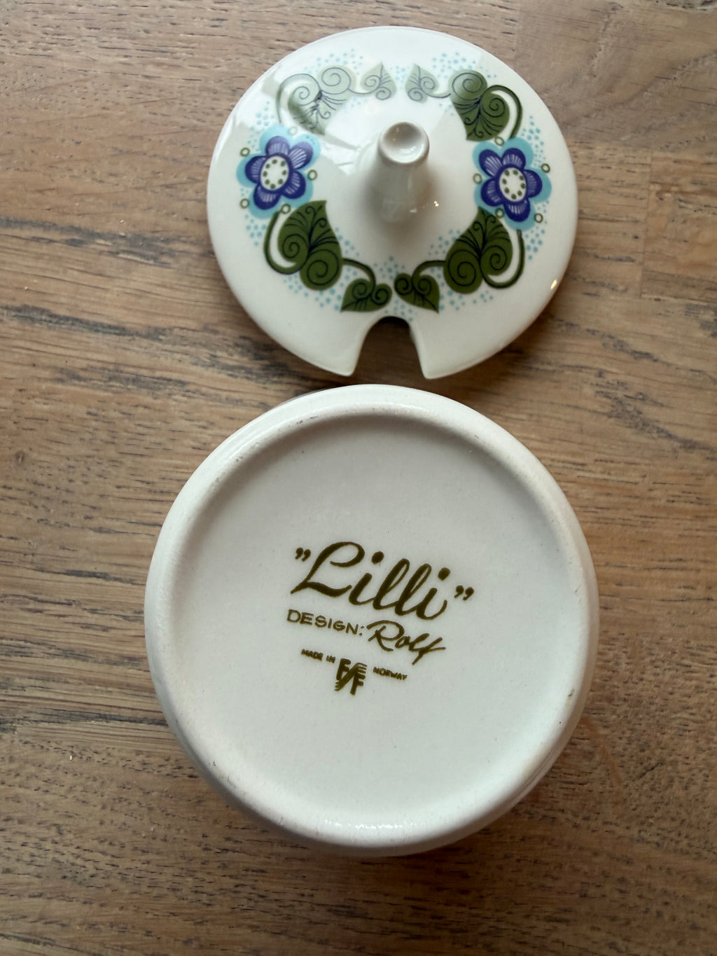 Figgjo Lilli Syltetøyskål med lokk