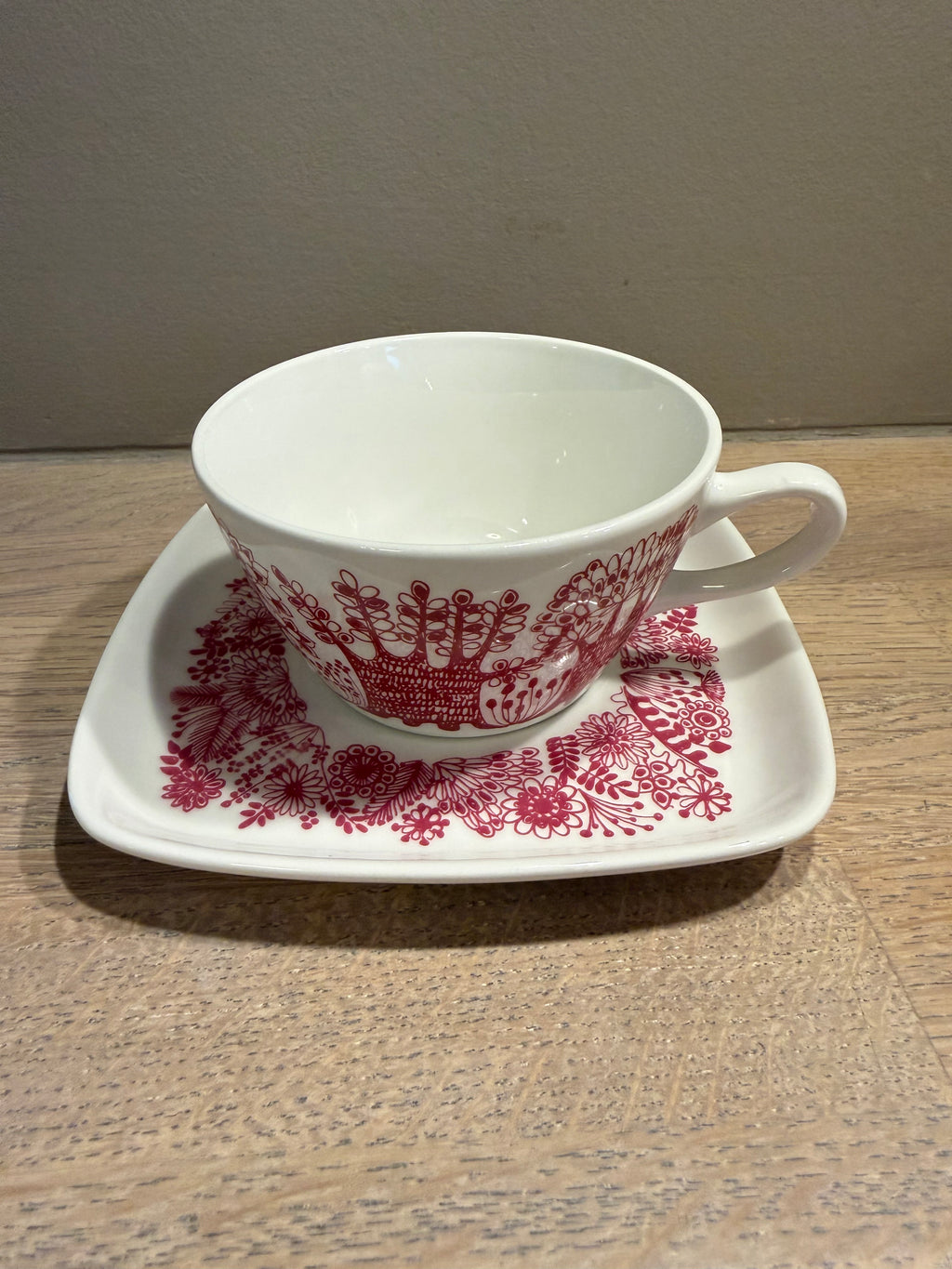 Figgjo Arden Tekopp med skål - vintage Turi design