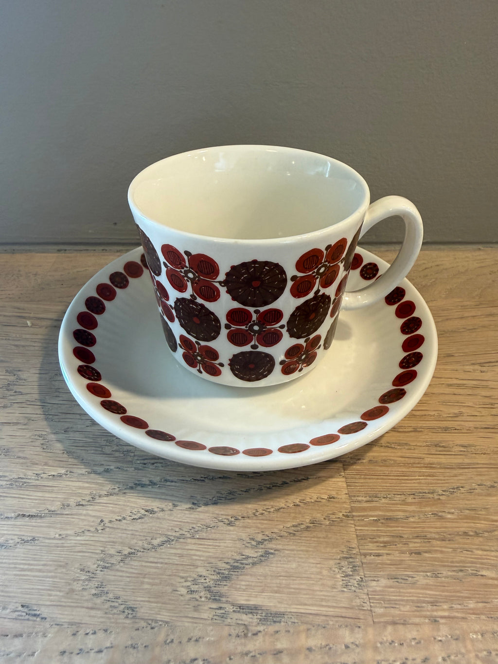 Figgjo Morocco kaffekopp m/skål - Vintage Turi design