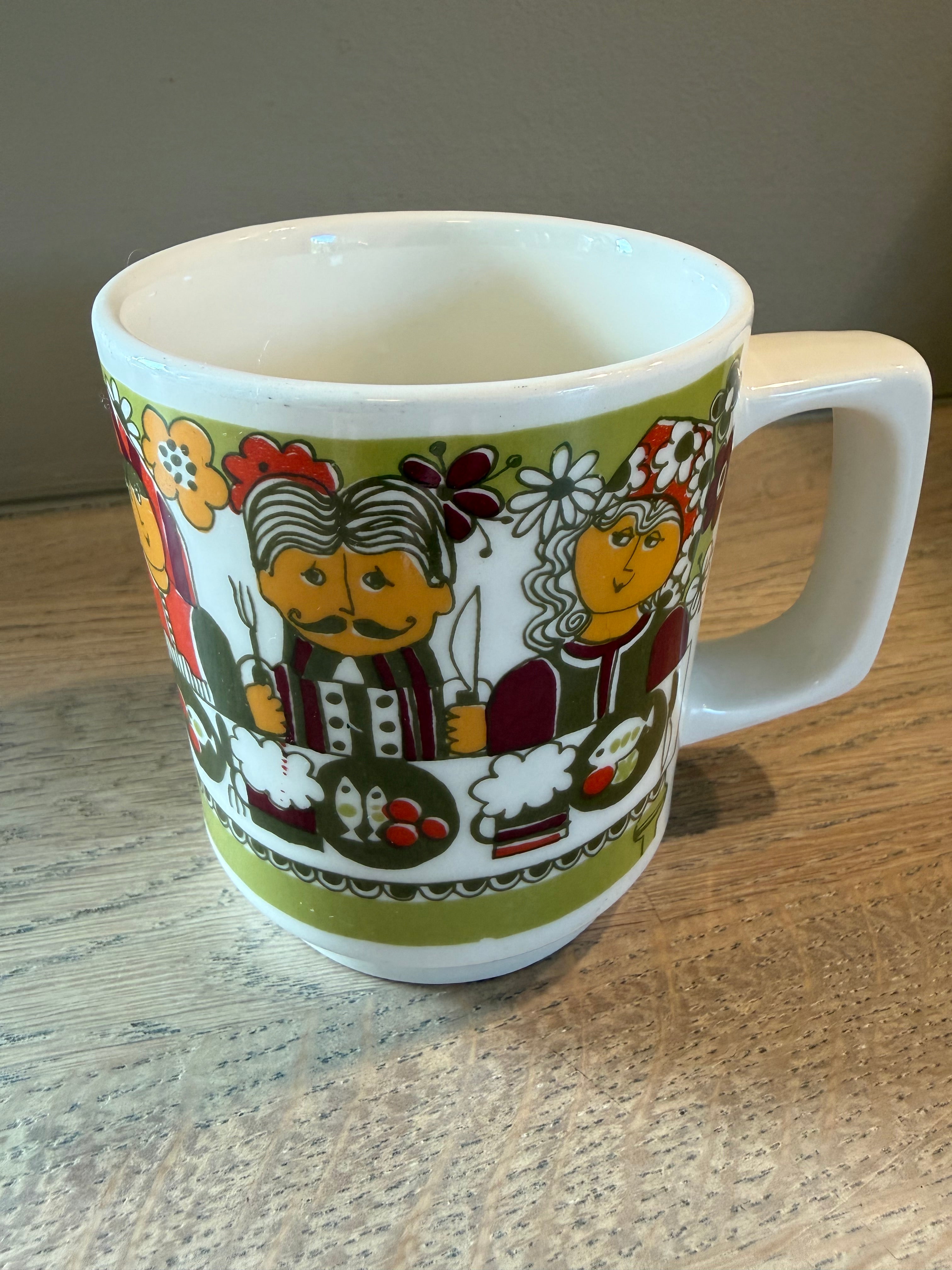 Figgjo Folklore Krus - Vintage Turi design
