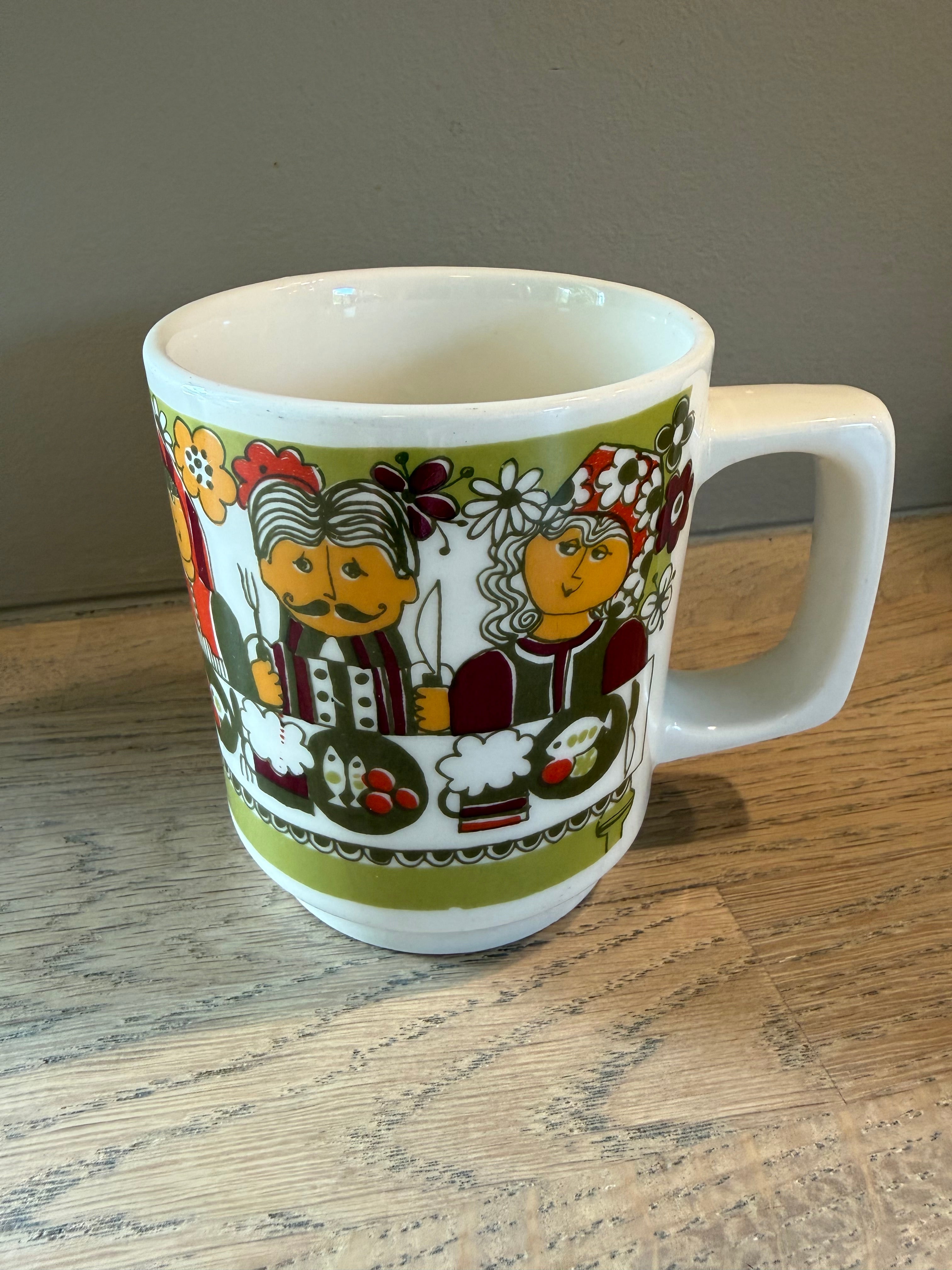 Figgjo Folklore Krus - Vintage Turi design