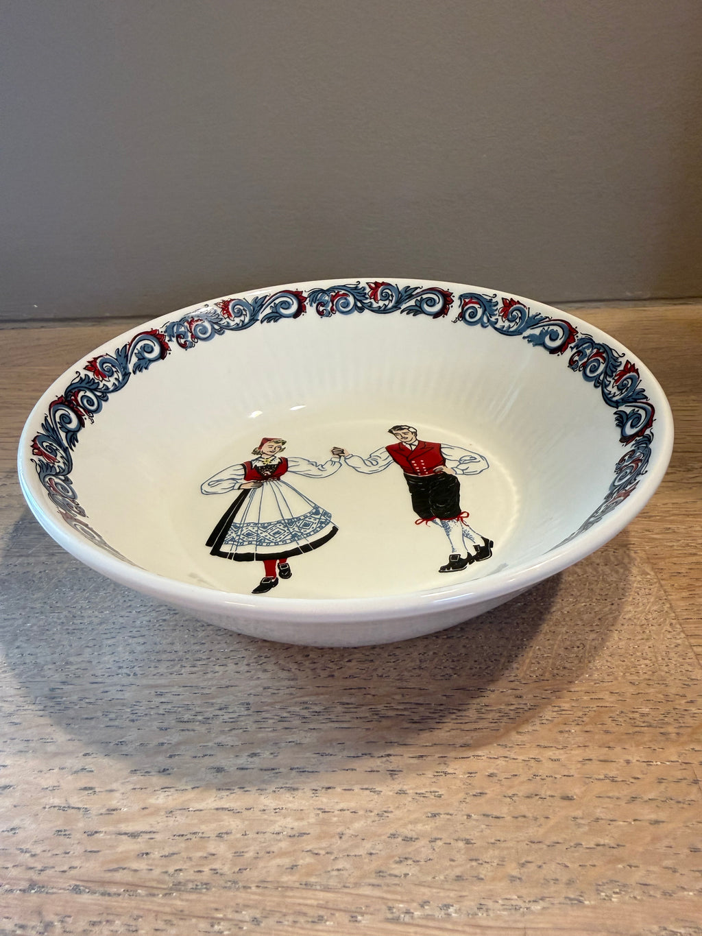Figgjo Hardangerdansere dessertskål 17cm