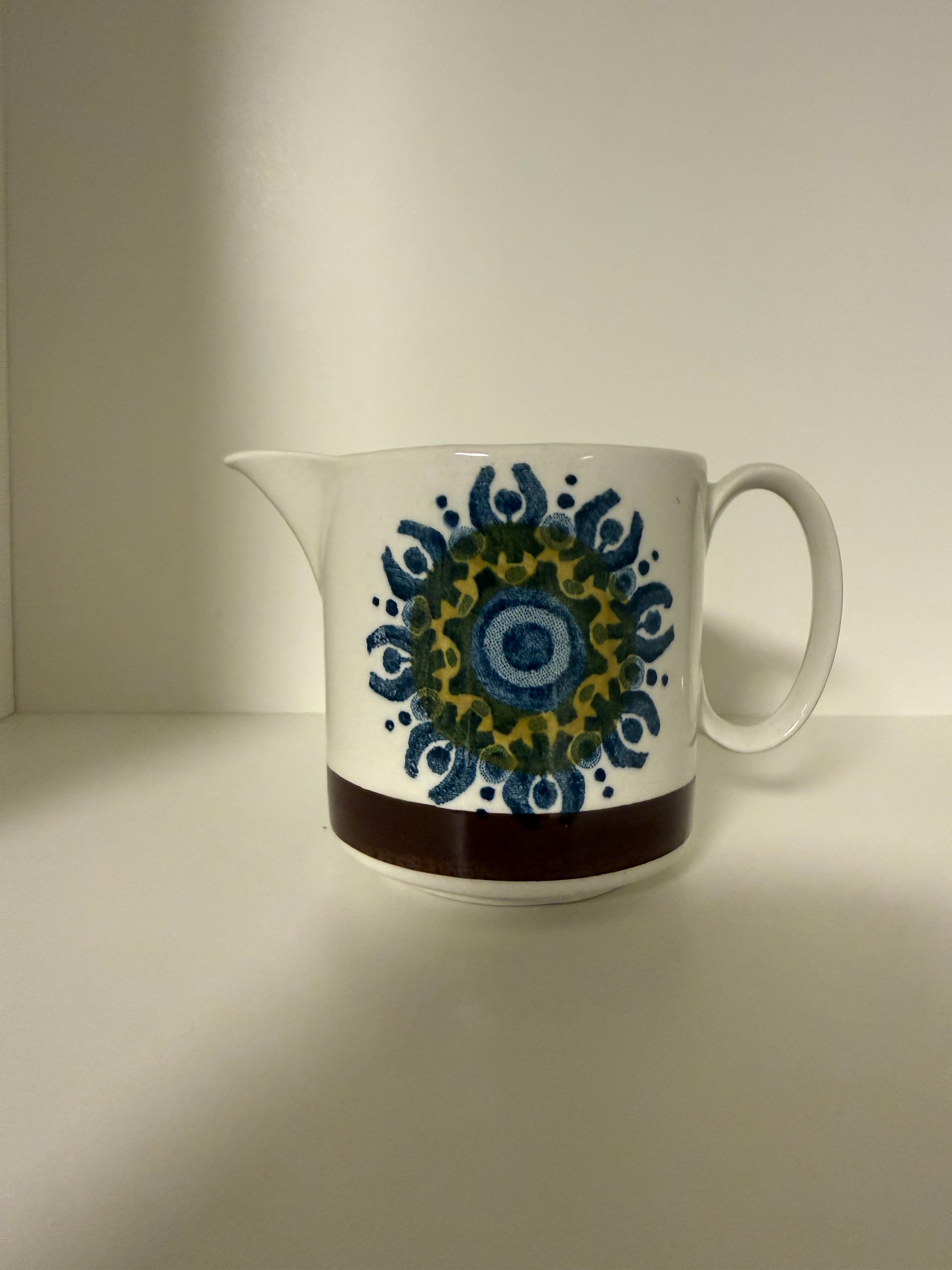 Burleigh Castile fløtemugge – håndlaget engelsk steintøy