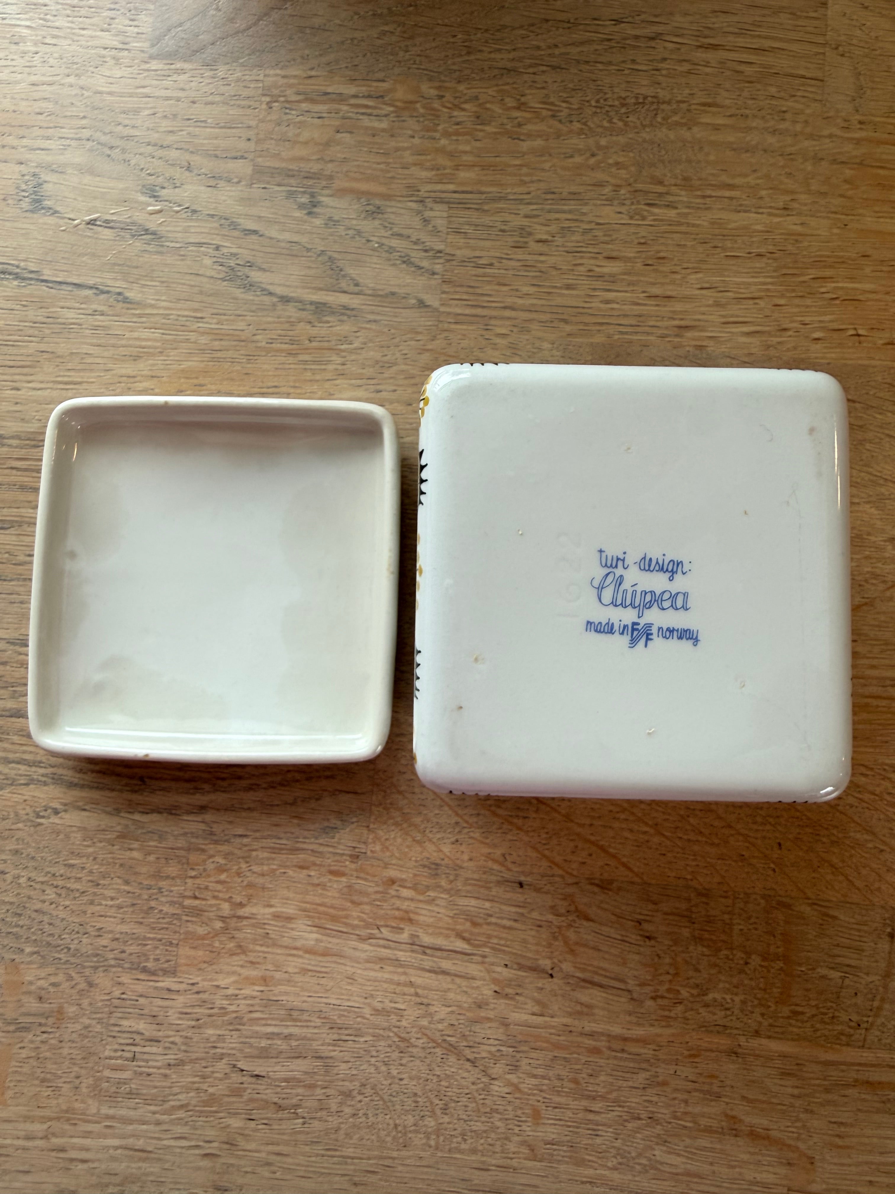 Figgjo Clupea Smørboks med lokk