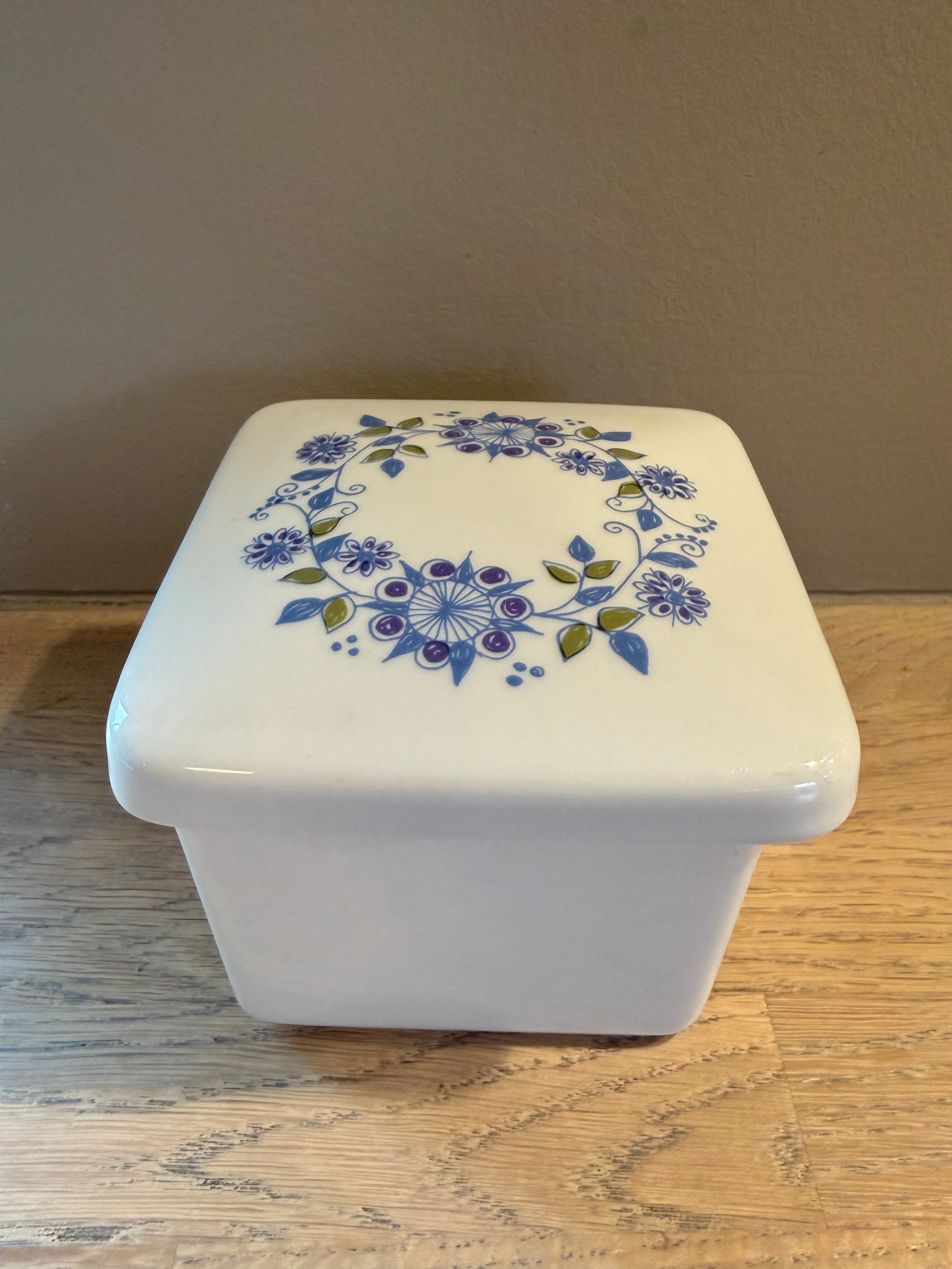 Figgjo Lotte Smørboks med lokk - Vintage Turi design