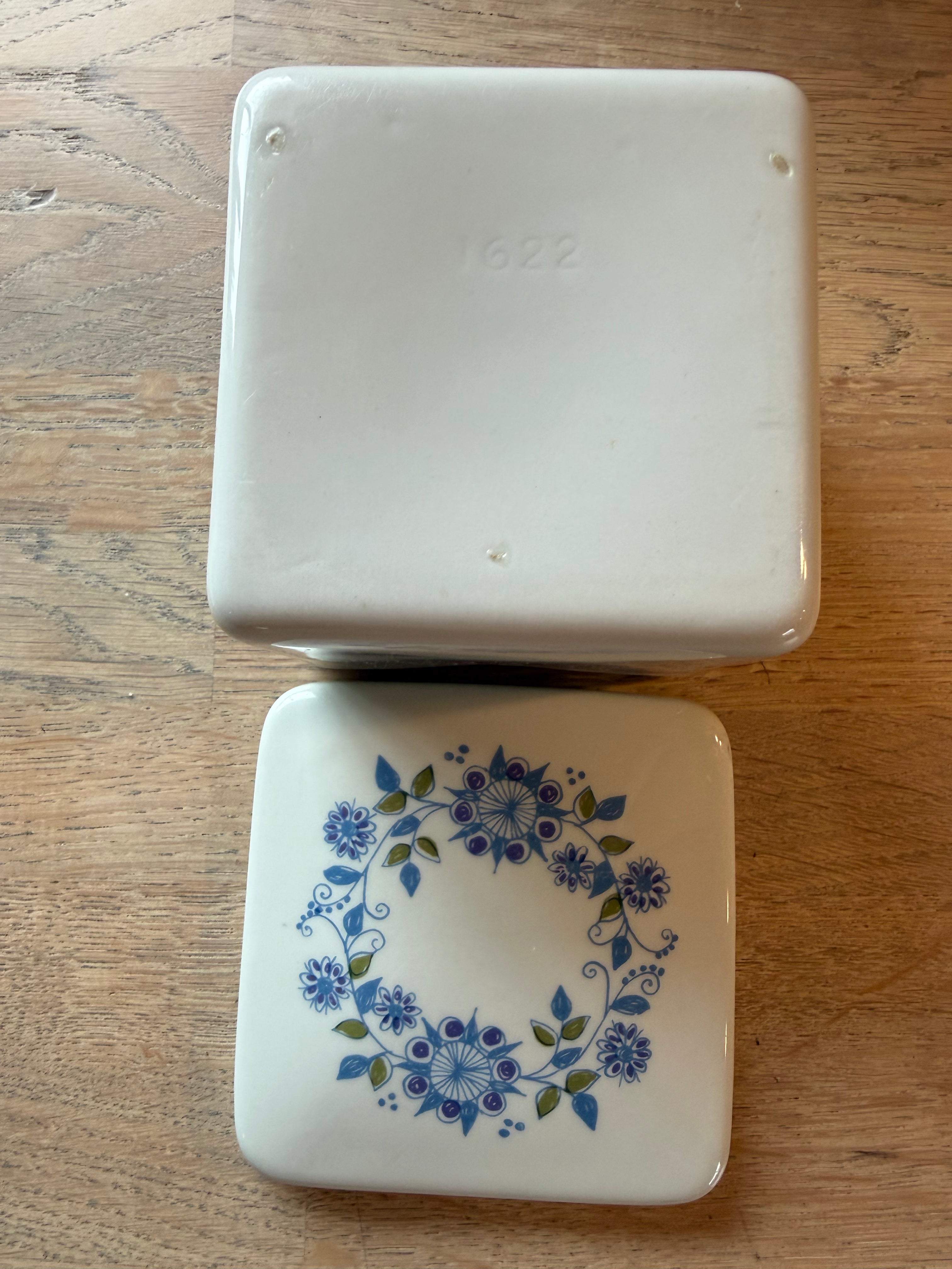 Figgjo Lotte Smørboks med lokk - Vintage Turi design