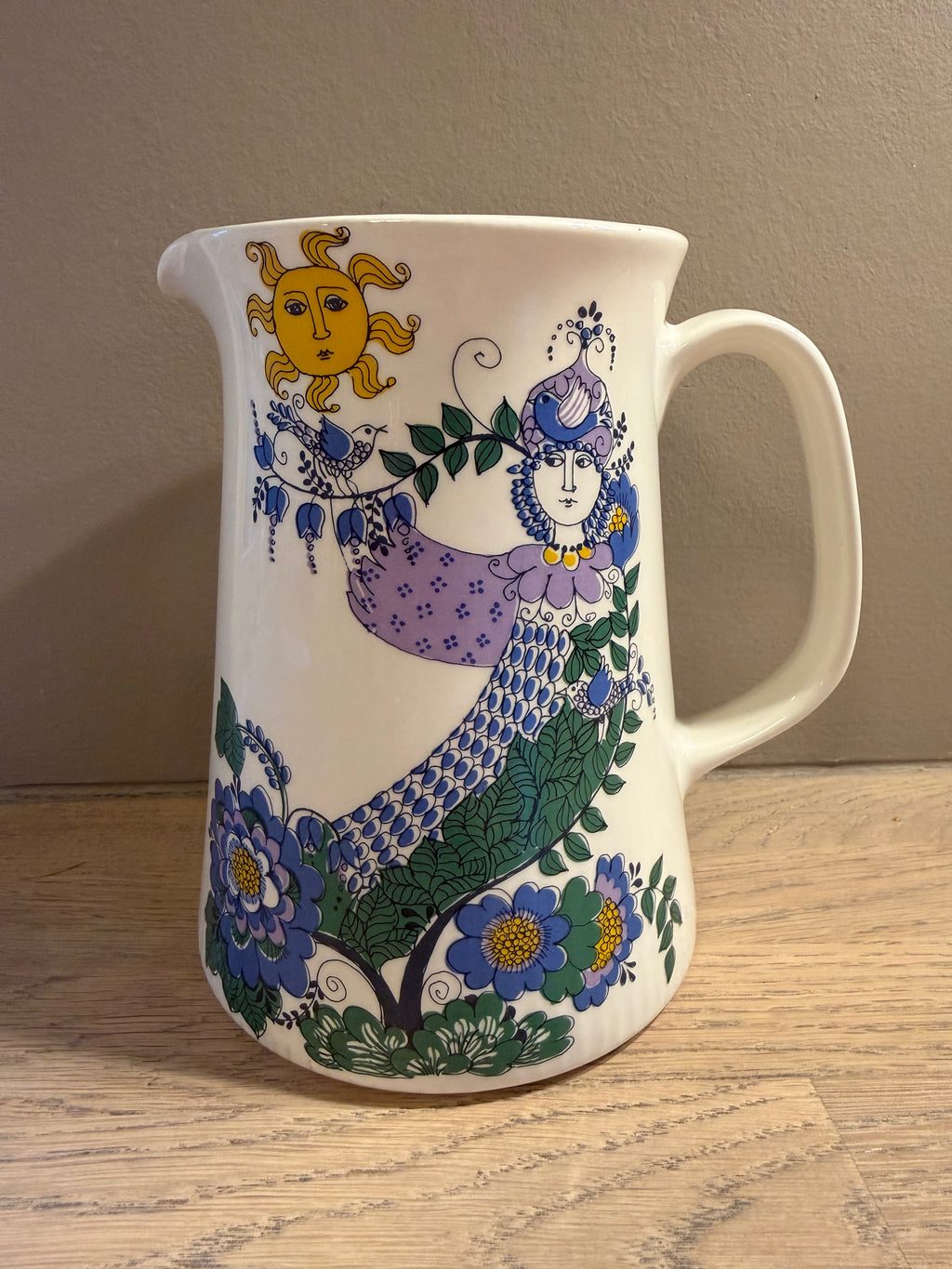 Figgjo Heliotrop Mugge 17cm - Vintage Turi design