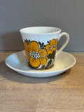 Figgjo Solveig Turi Design. Vintage kaffekopp med skål