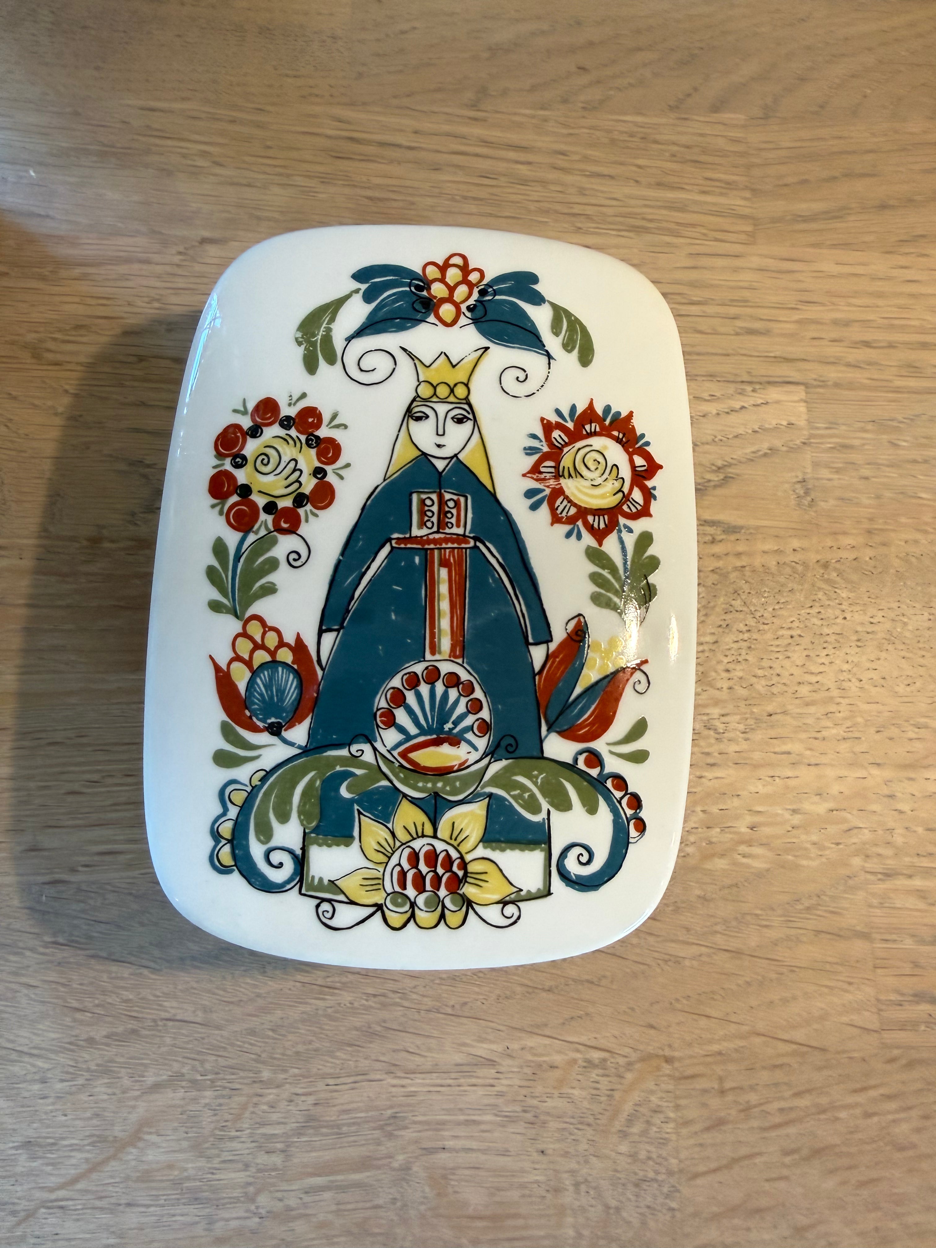 Figgjo Saga Smørskål med lokk | Vintage Turi design