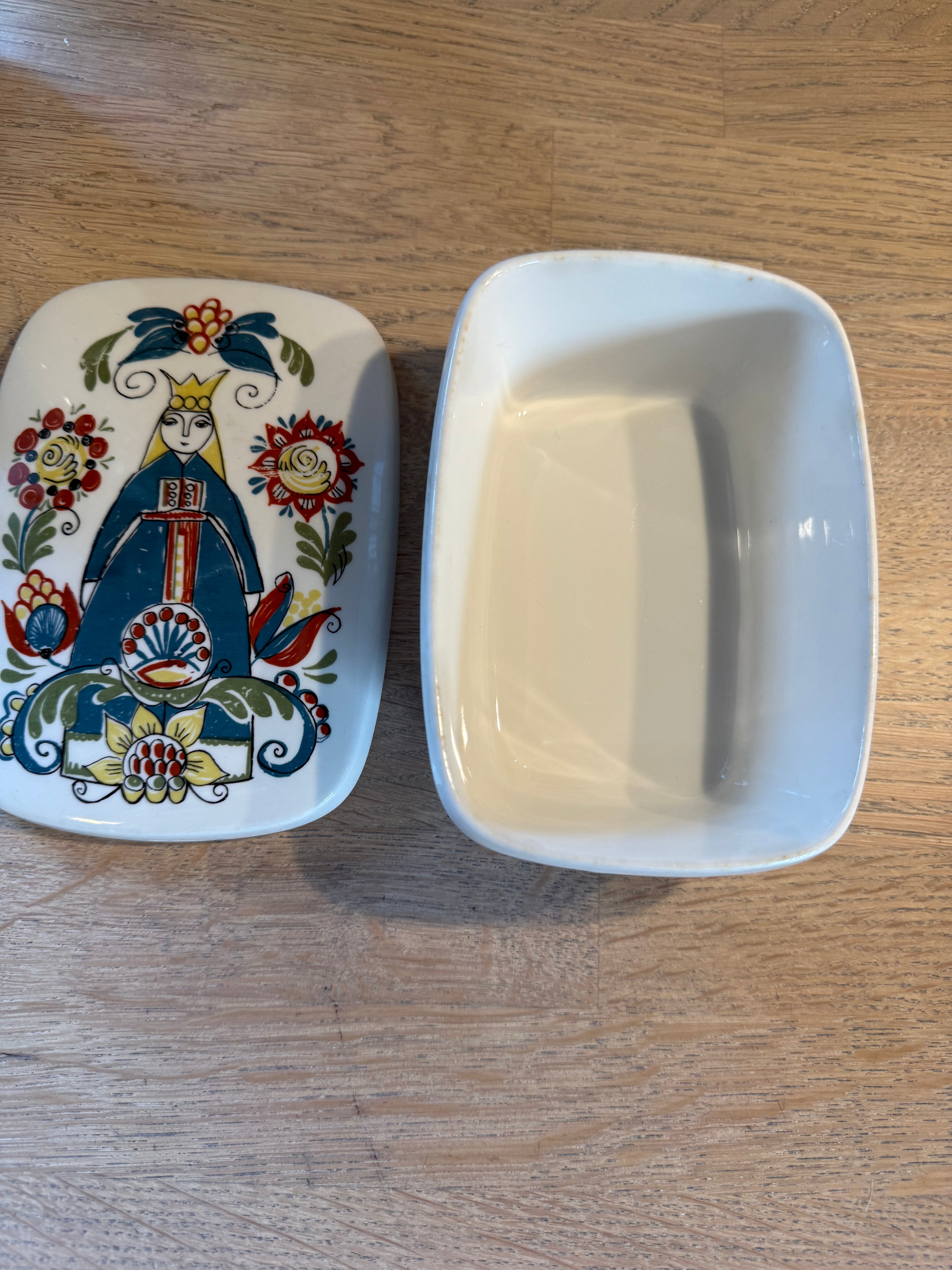 Figgjo Saga Smørskål med lokk | Vintage Turi design