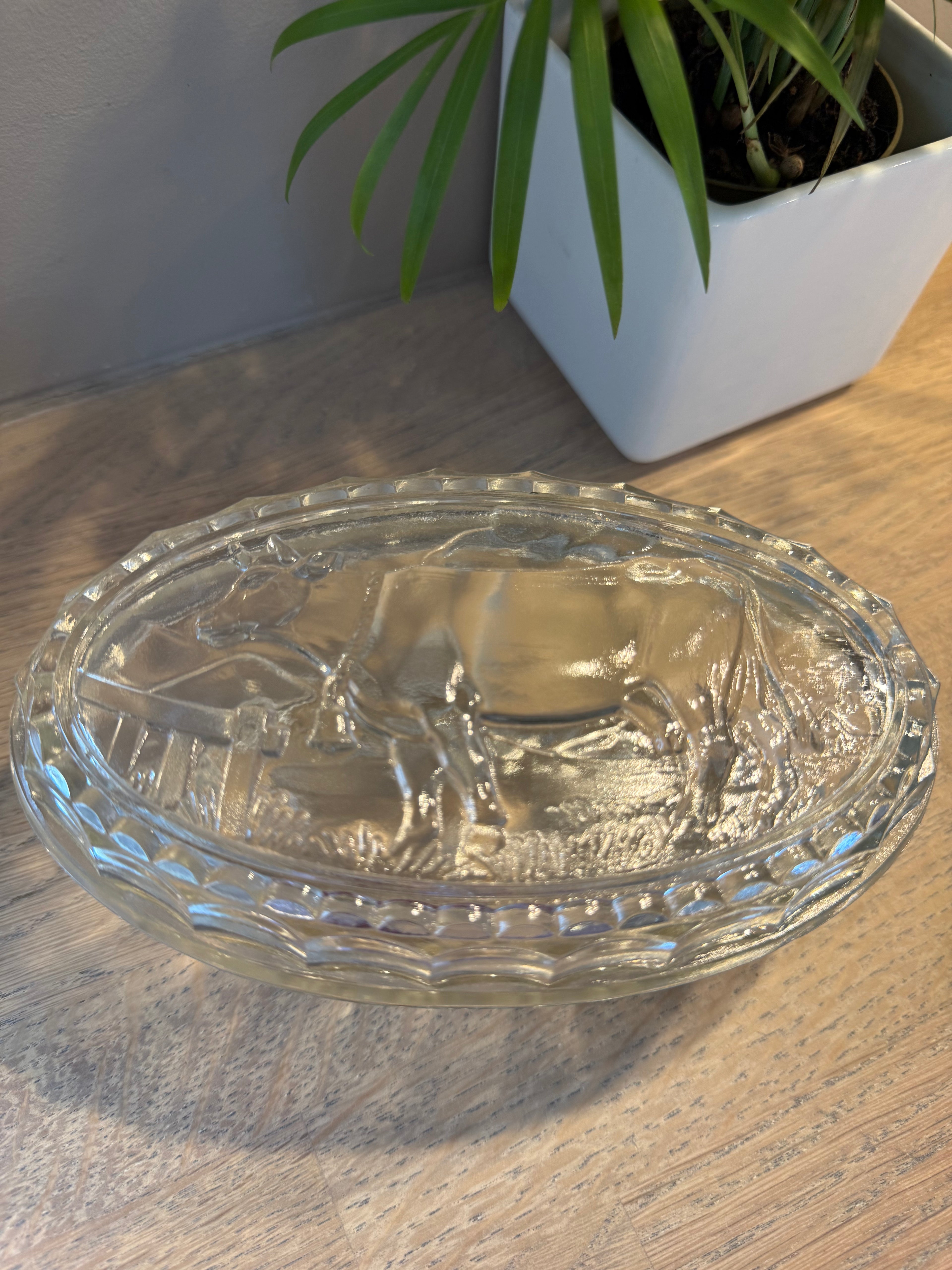 Luminarc Vintage Smørskål med lokk 17cm