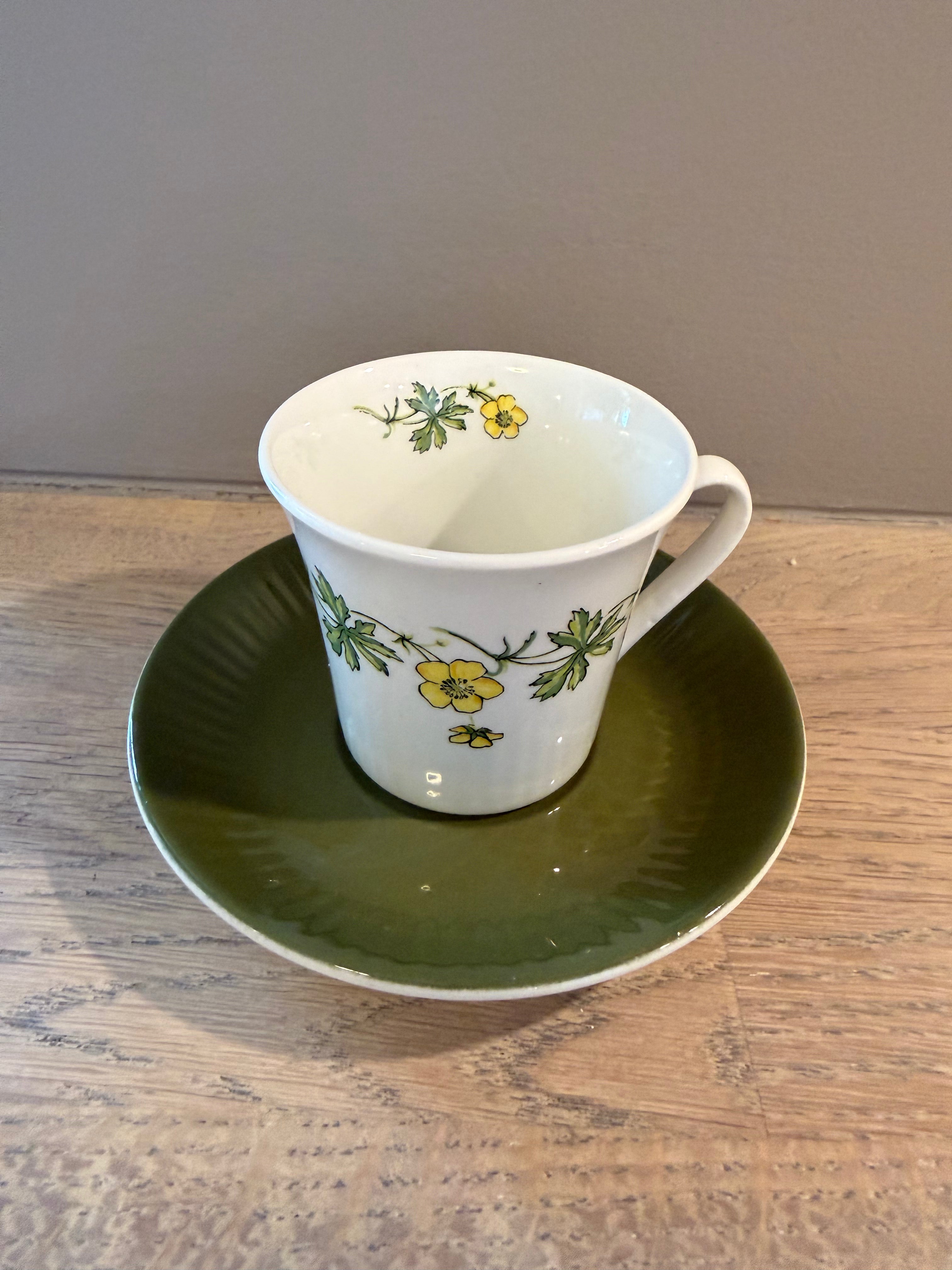 Figgjo Smørblomst Kaffekopp med skål