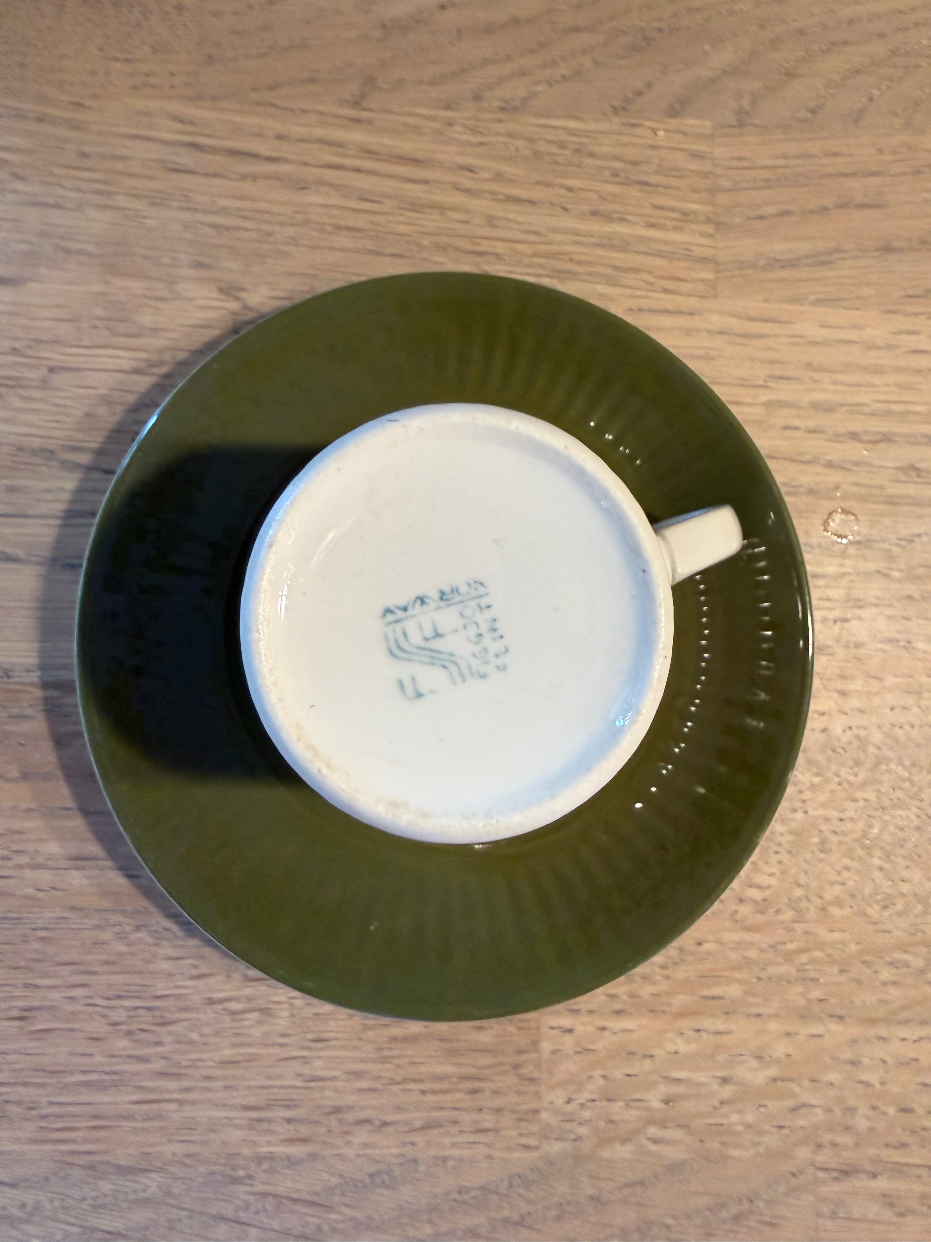 Figgjo Smørblomst Kaffekopp med skål