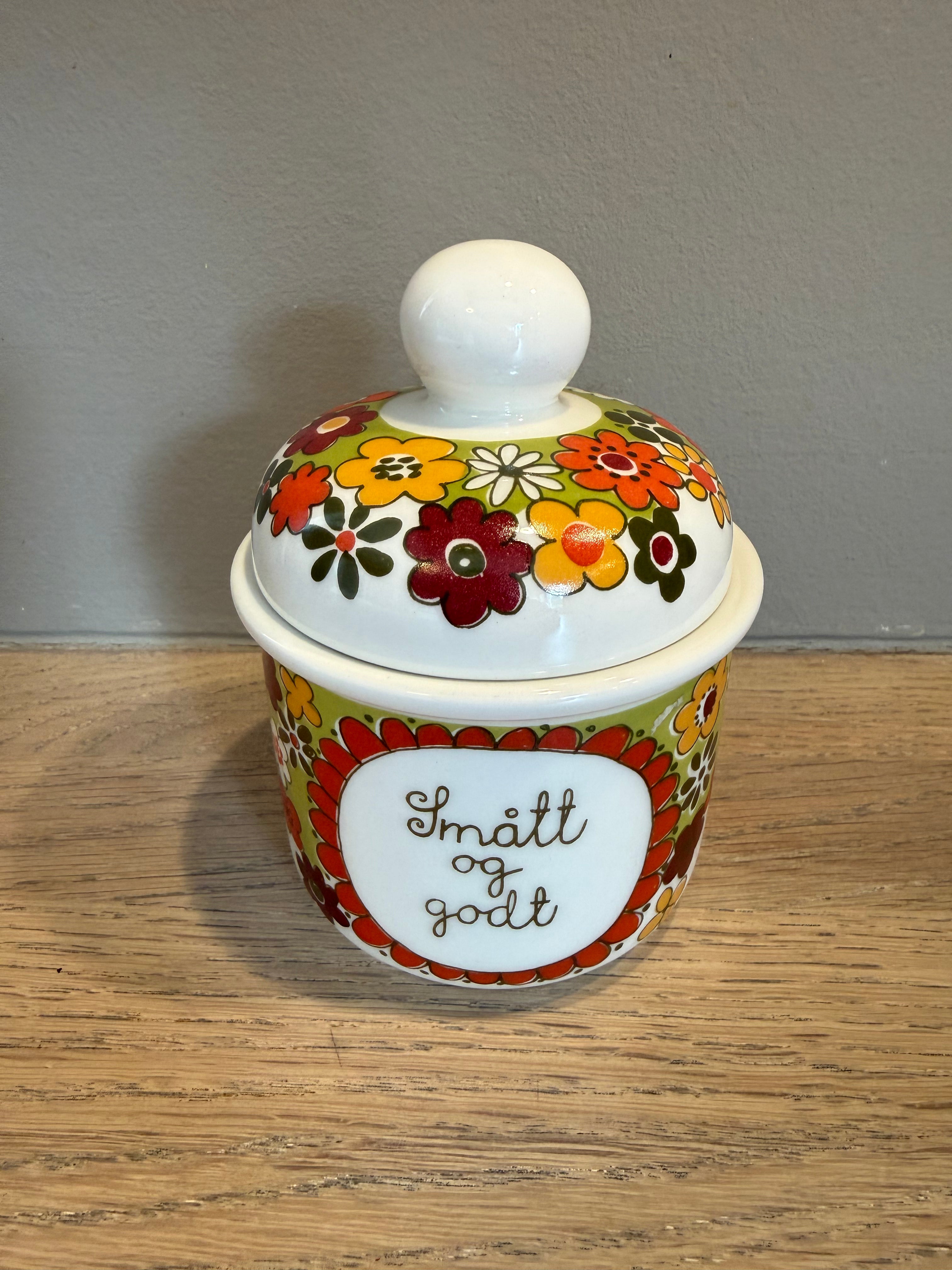 Figgjo Folklore Krukke «Smått og godt» - Vintage Turi design