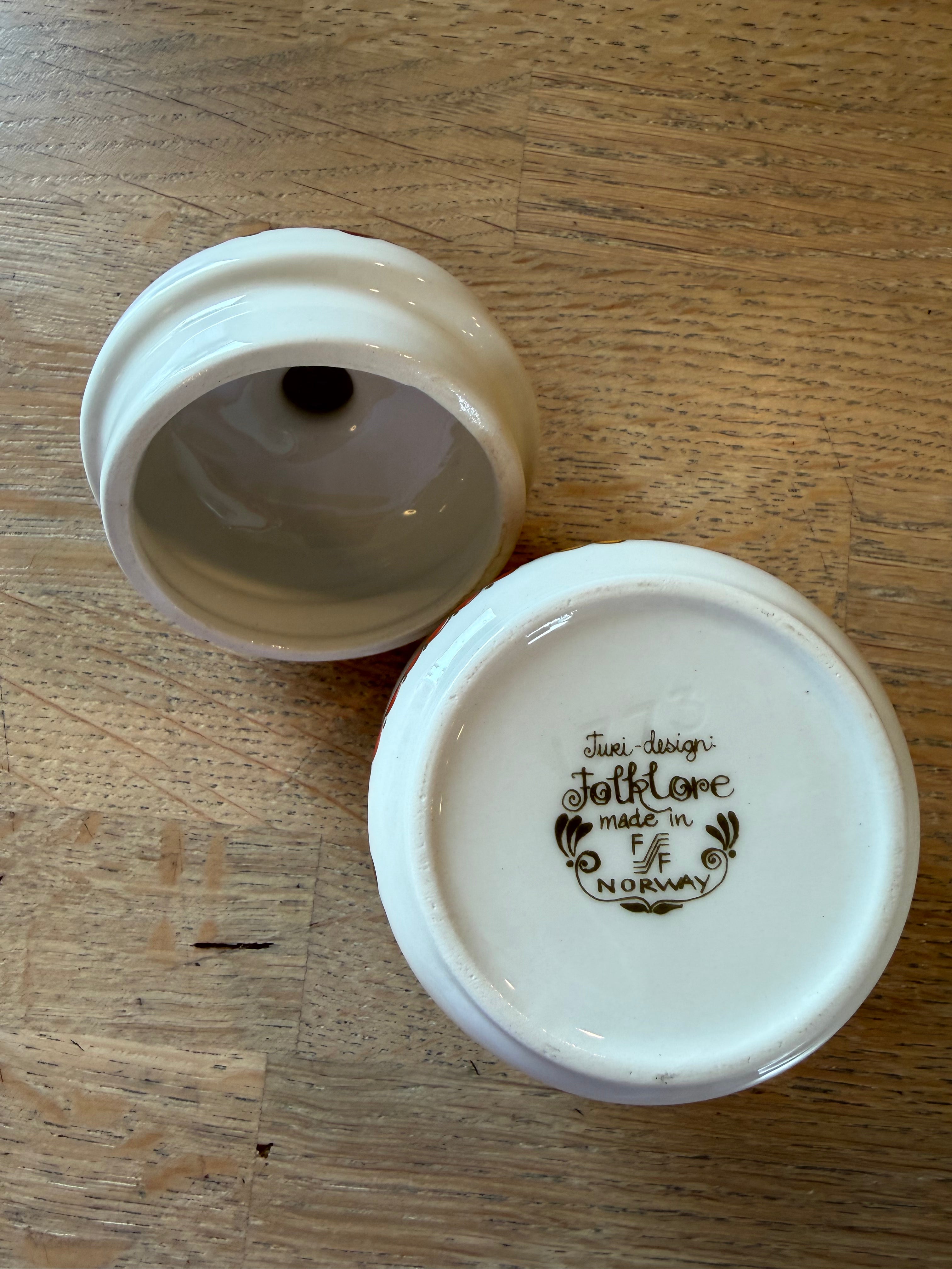 Figgjo Folklore Krukke «Smått og godt» - Vintage Turi design