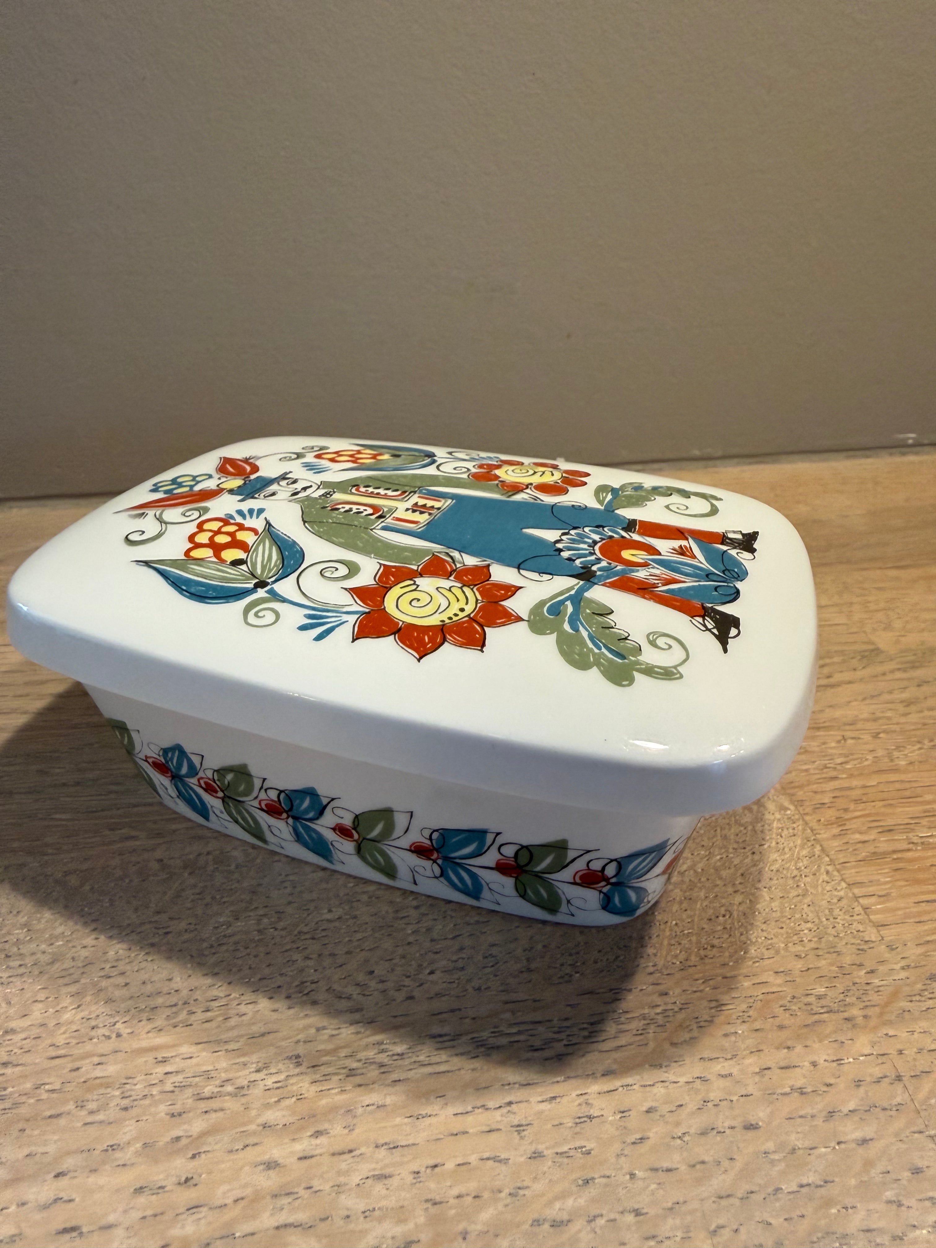 Figgjo Saga Smørskål med lokk - Vintage Turi design