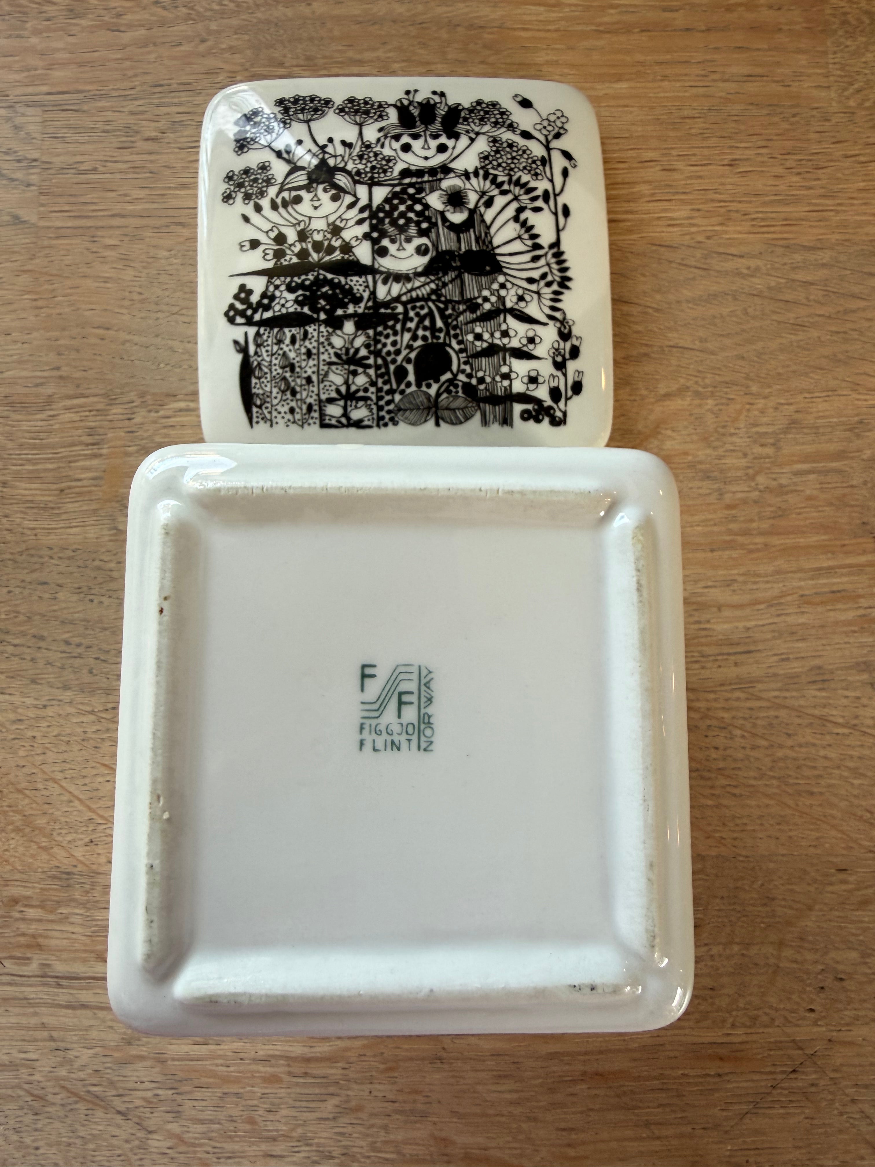 Figgjo Smørboks Sort design