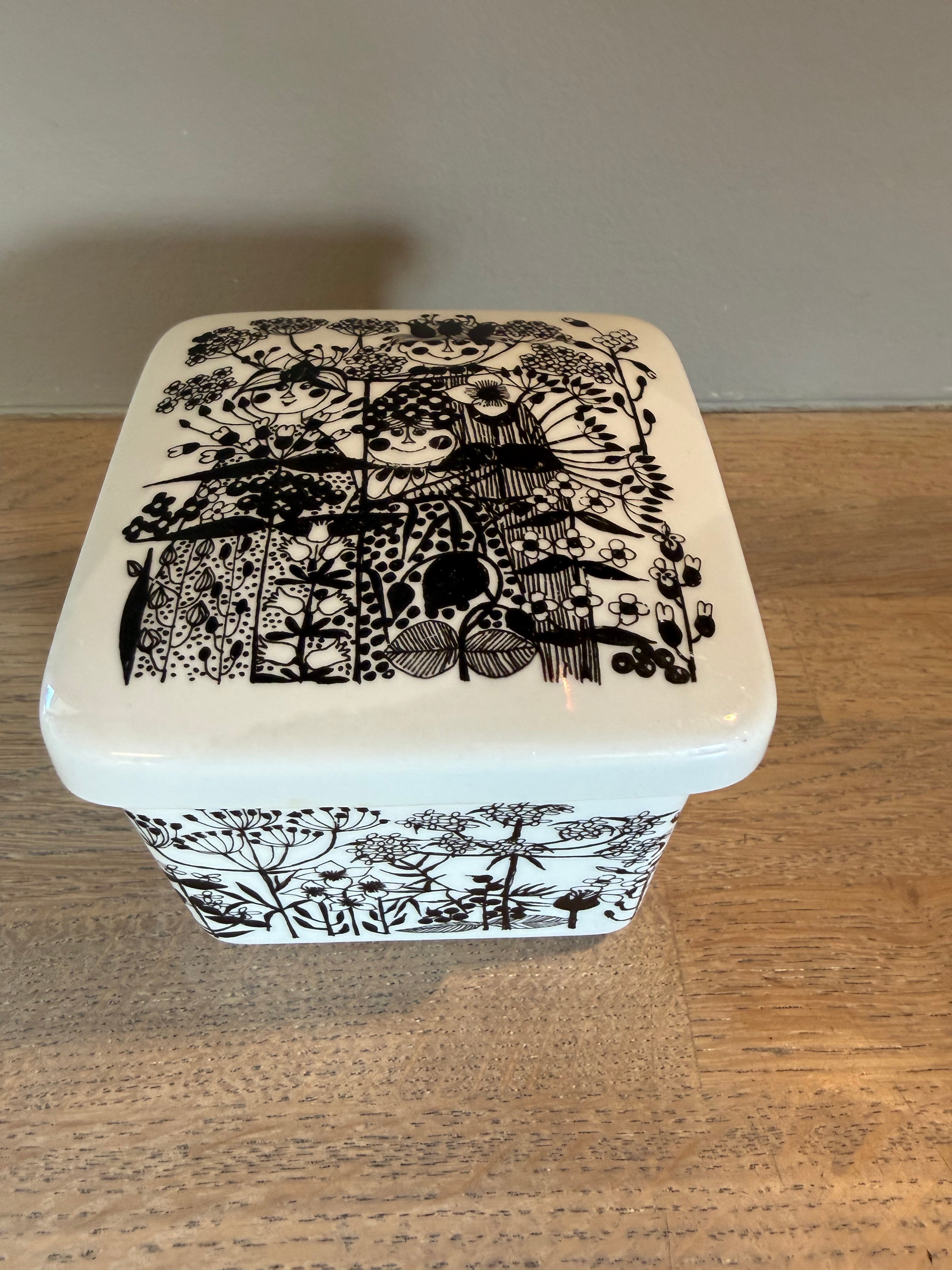 Figgjo Smørboks Sort design