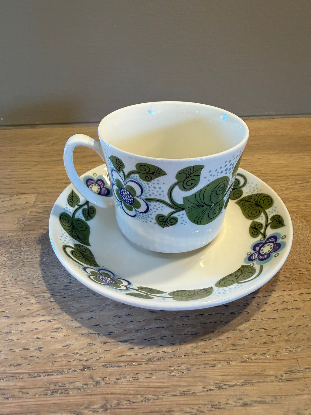 Figgjo Lilli Kaffekopp med skål - Vintage Rolf Design