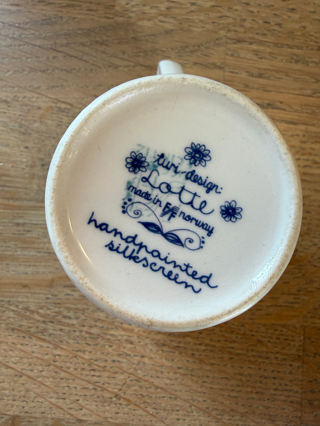 Figgjo Lotte Kaffekopp med skål - Vintage Turi design