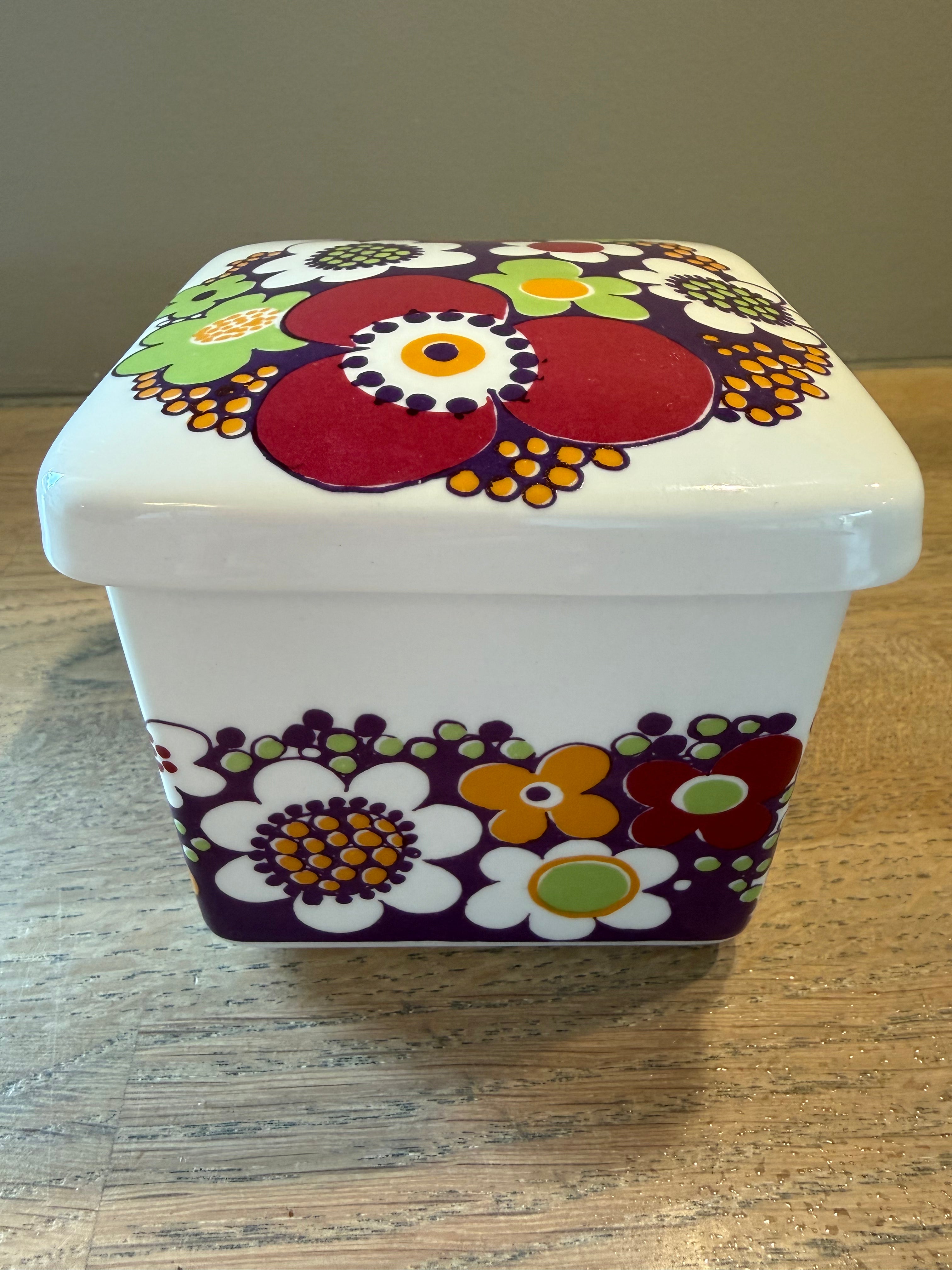Figgjo Mexico Smørboks med lokk - Vintage Turi design
