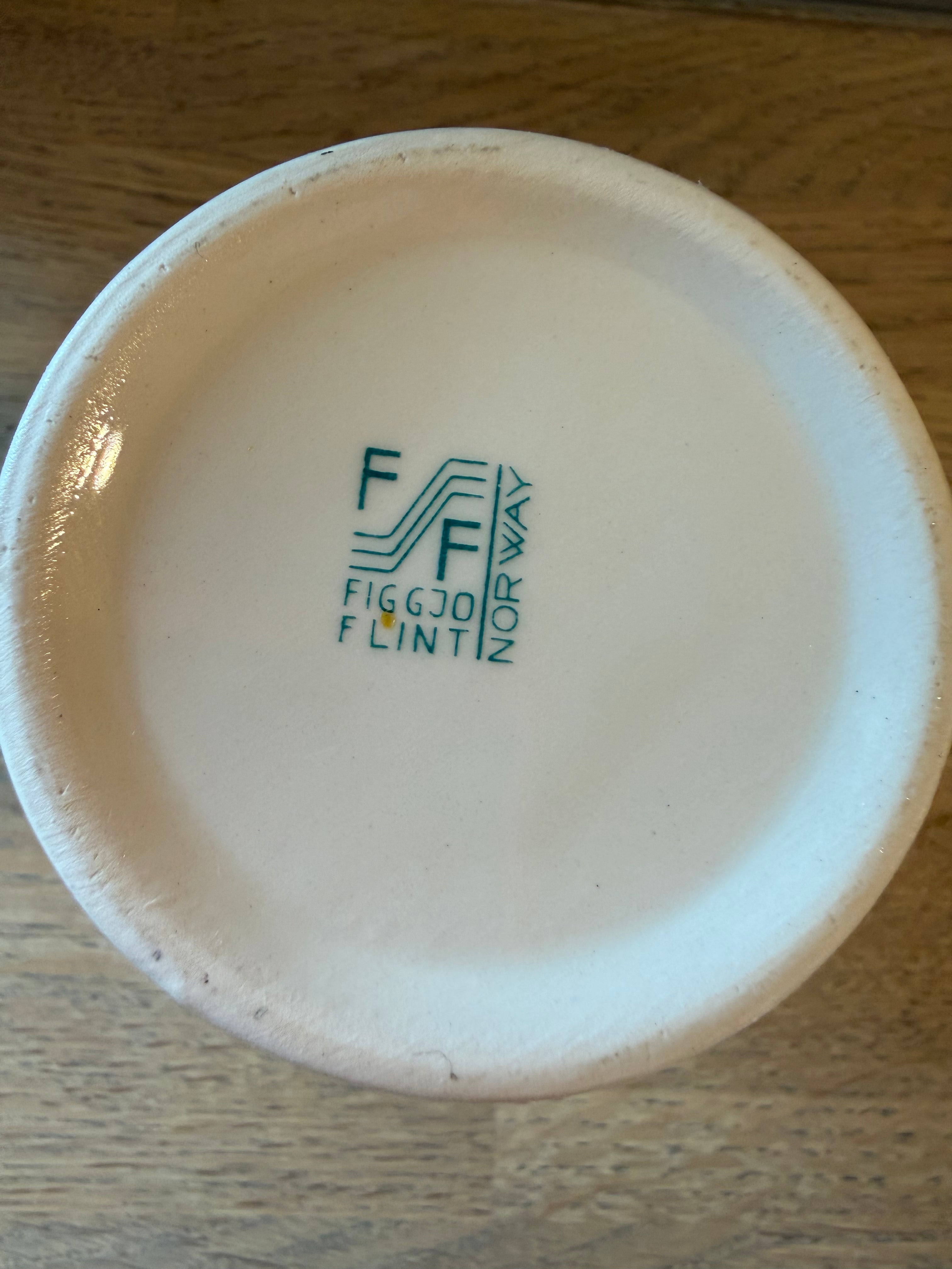 Figgjo Sort design lysestake - Vintage Turi design