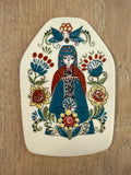Figgjo Saga Veggplatte - Vintage Turi design