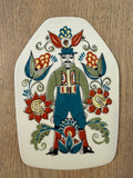 Figgjo Saga Veggplatte - Vintage Turi design