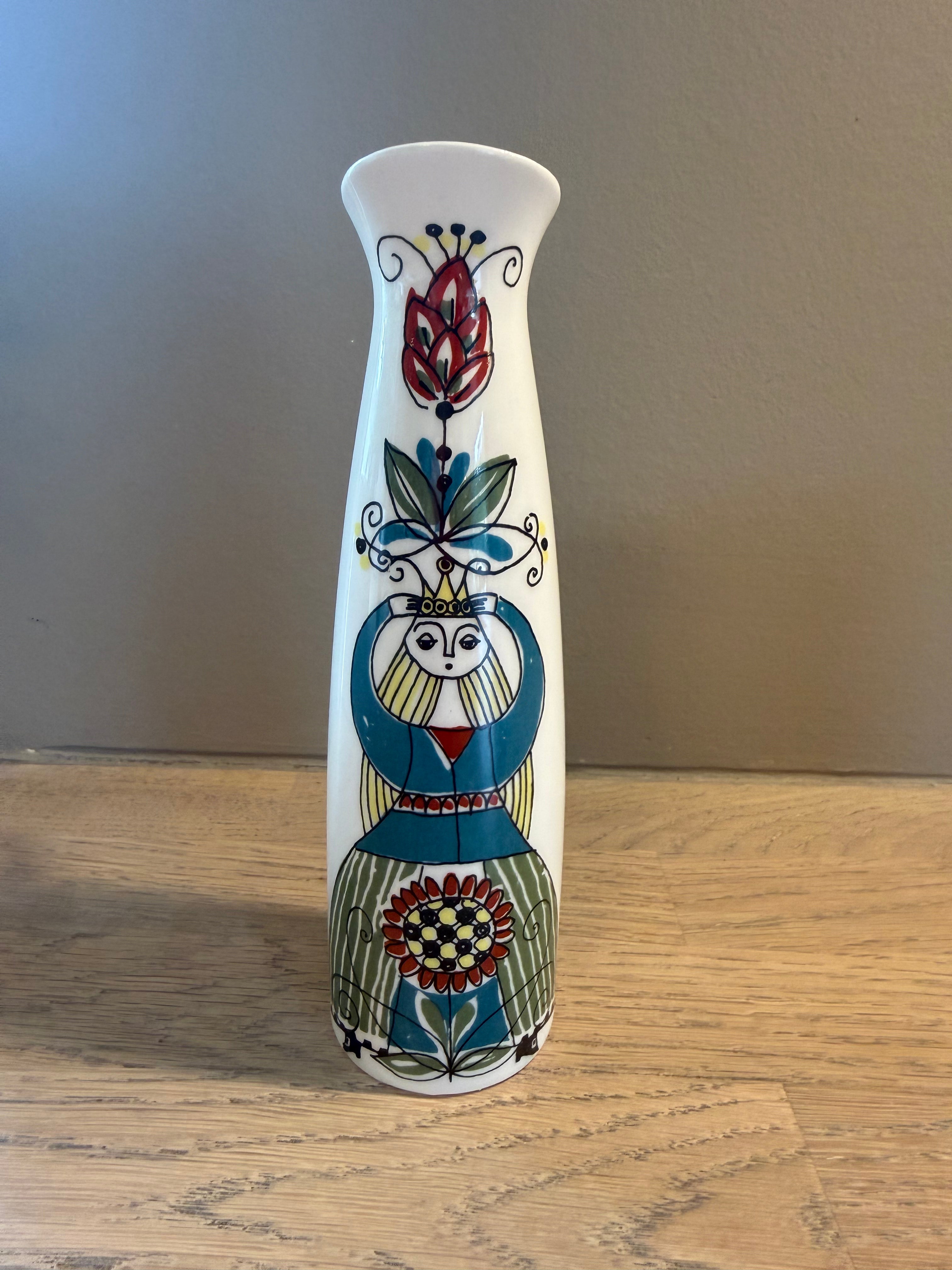 Figgjo Saga Vase 18cm - Vintage Turi design
