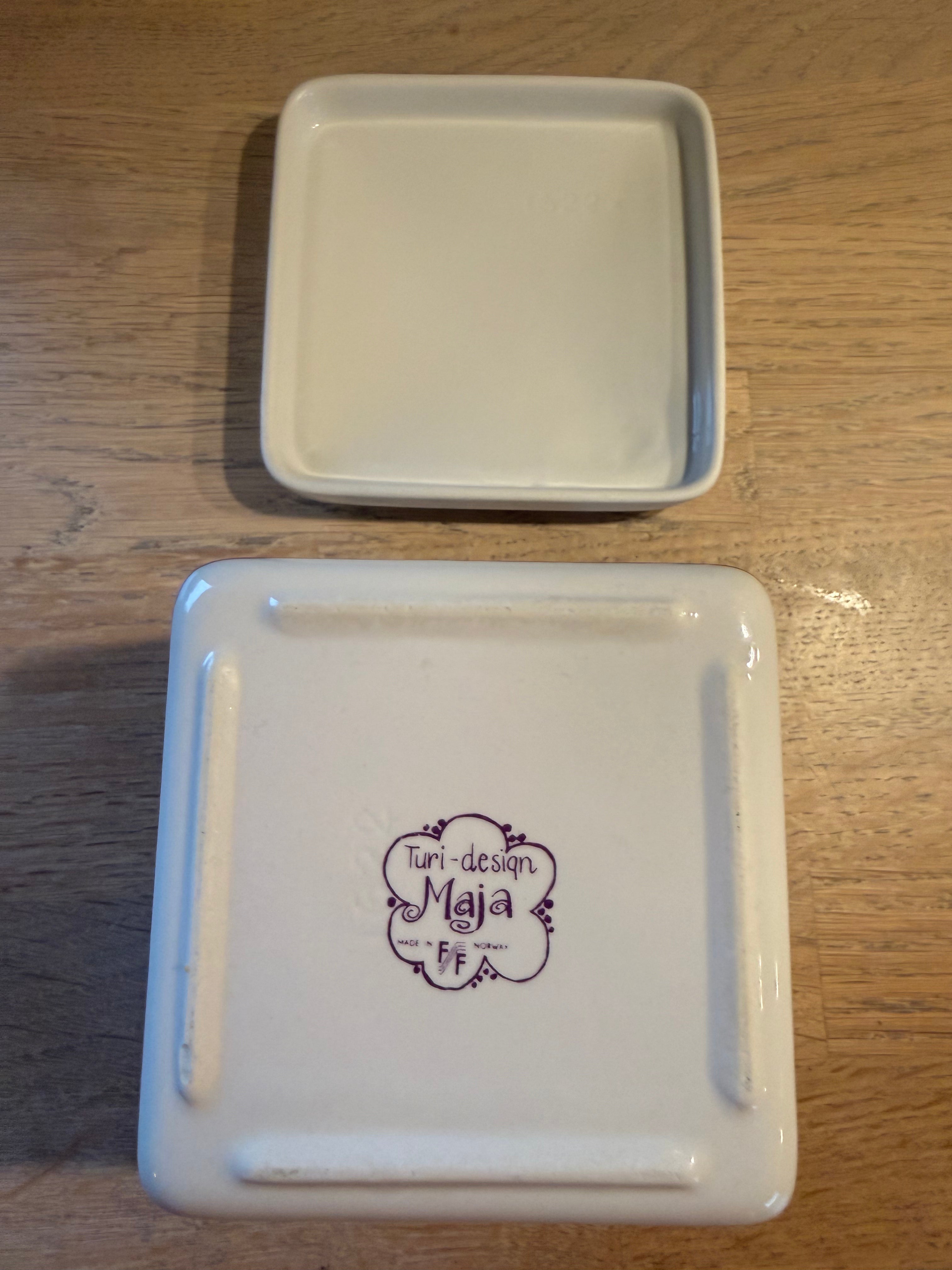 Figgjo Maja Smørboks - Vintage Turi design
