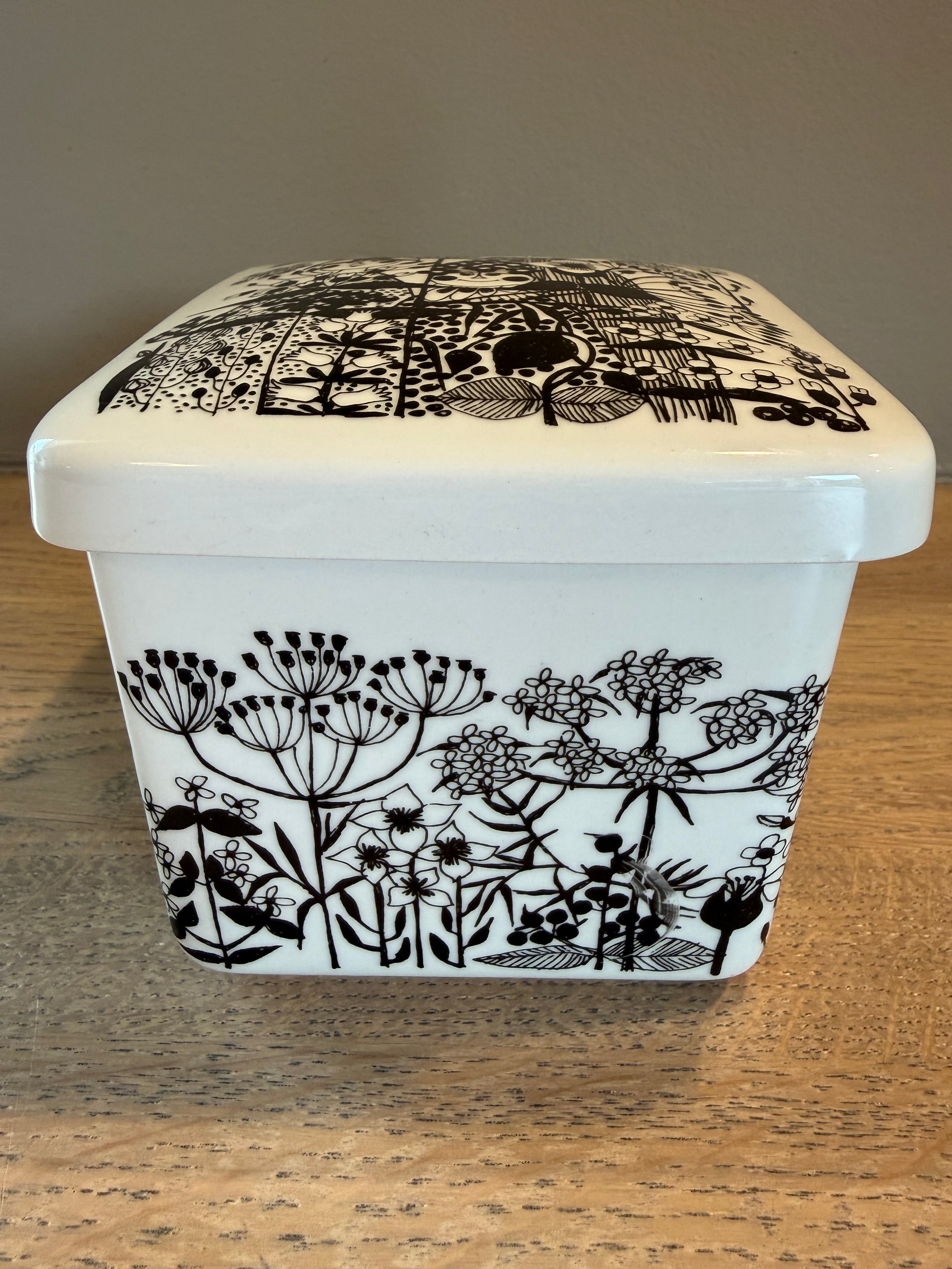 Figgjo Sort Design Smørboks | Vintage Turi design