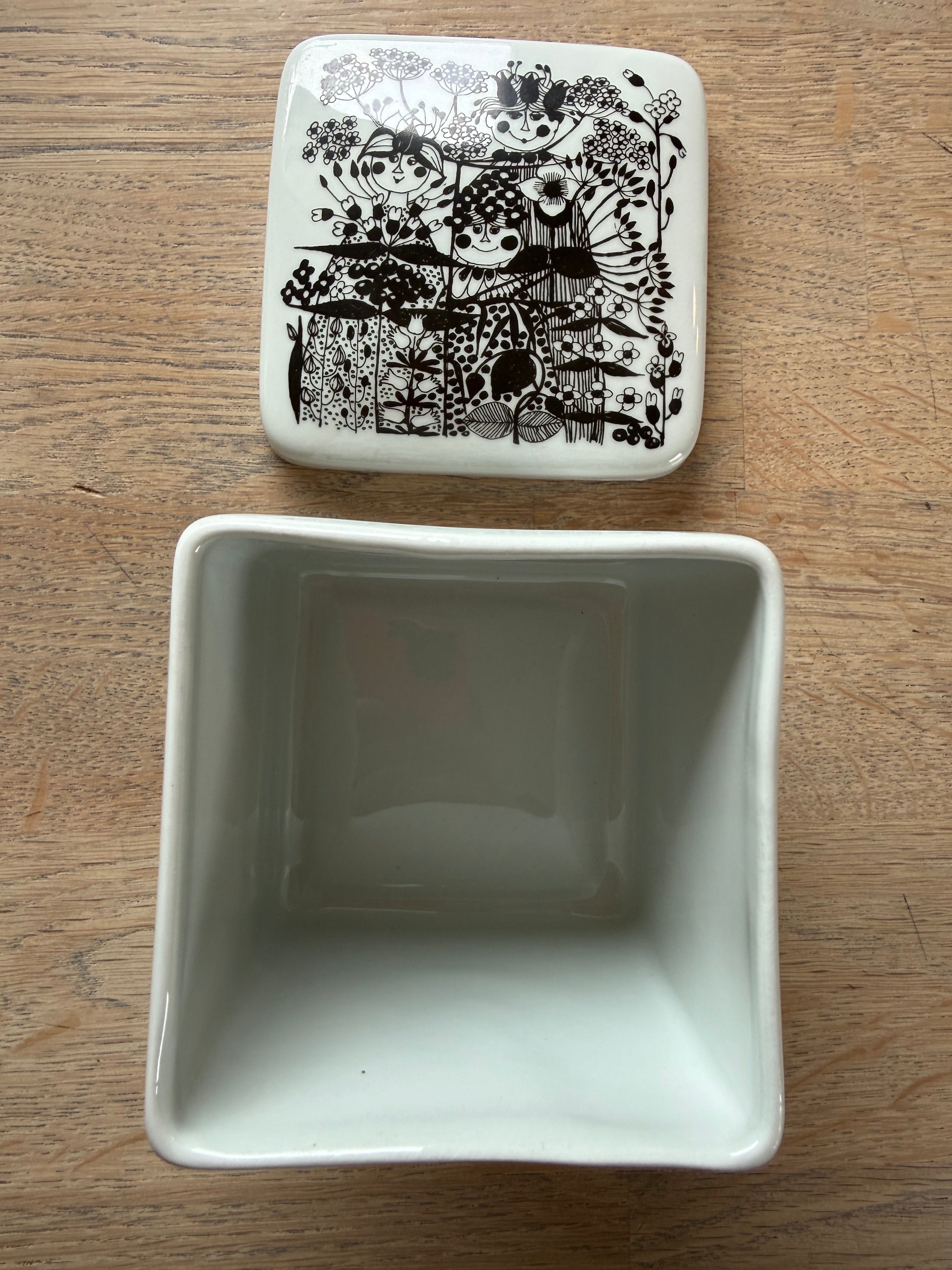 Figgjo Sort Design Smørboks | Vintage Turi design