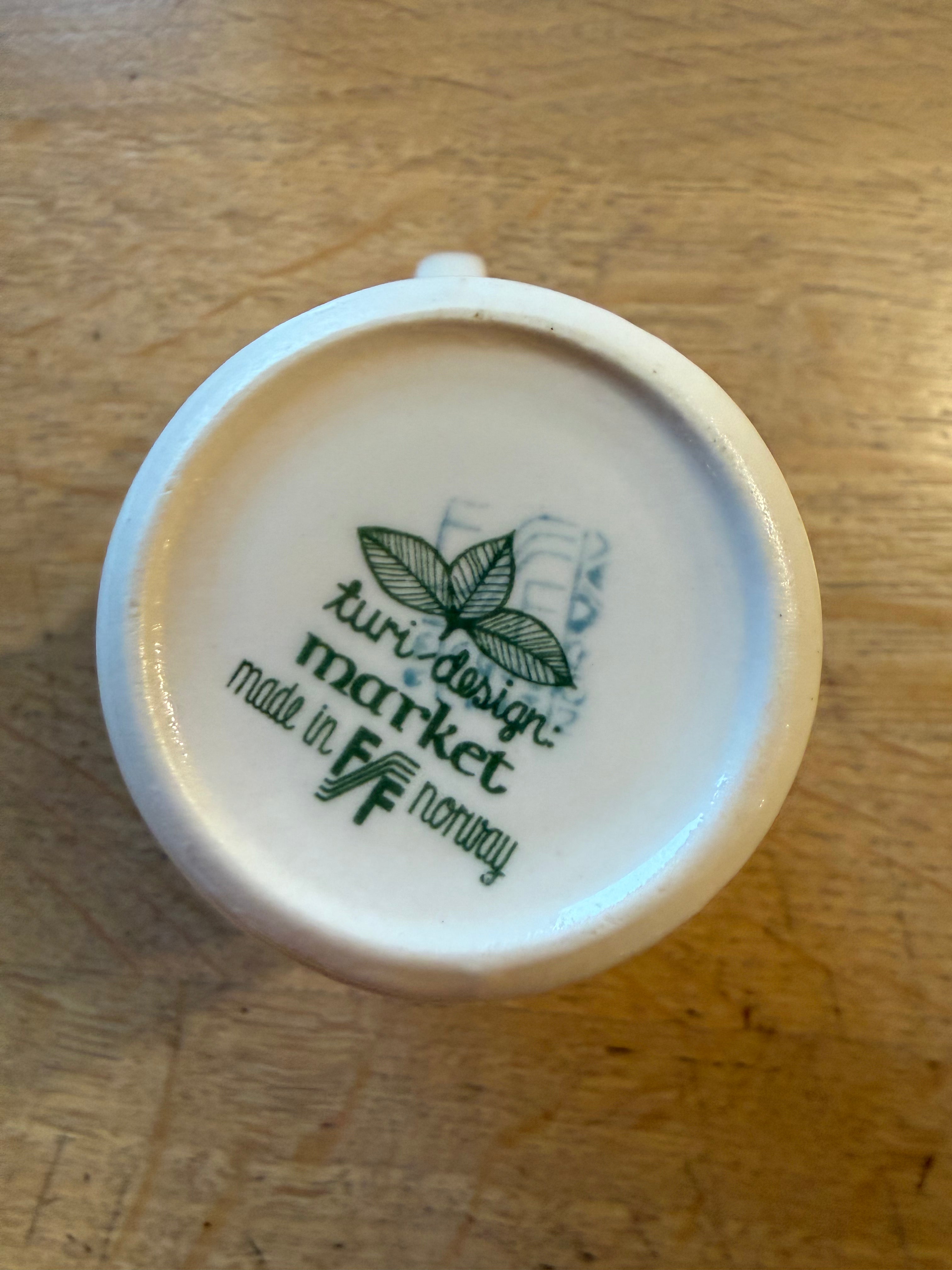 Figgjo Market Fløtemugge - Vintage Turi design