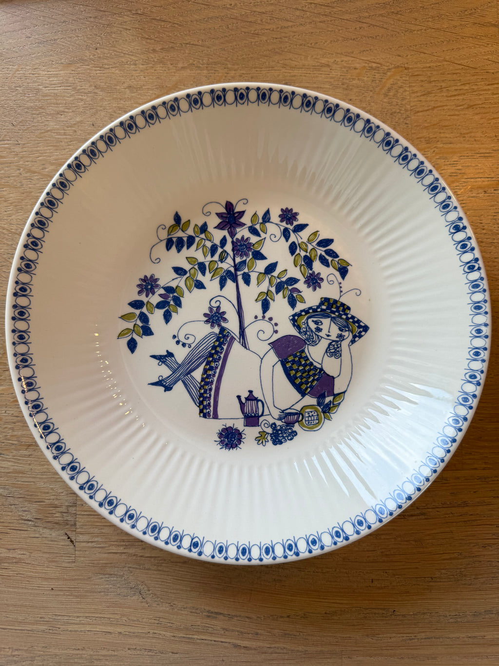 Figgjo Lotte Dyp tallerken 20cm - Vintage Turi design