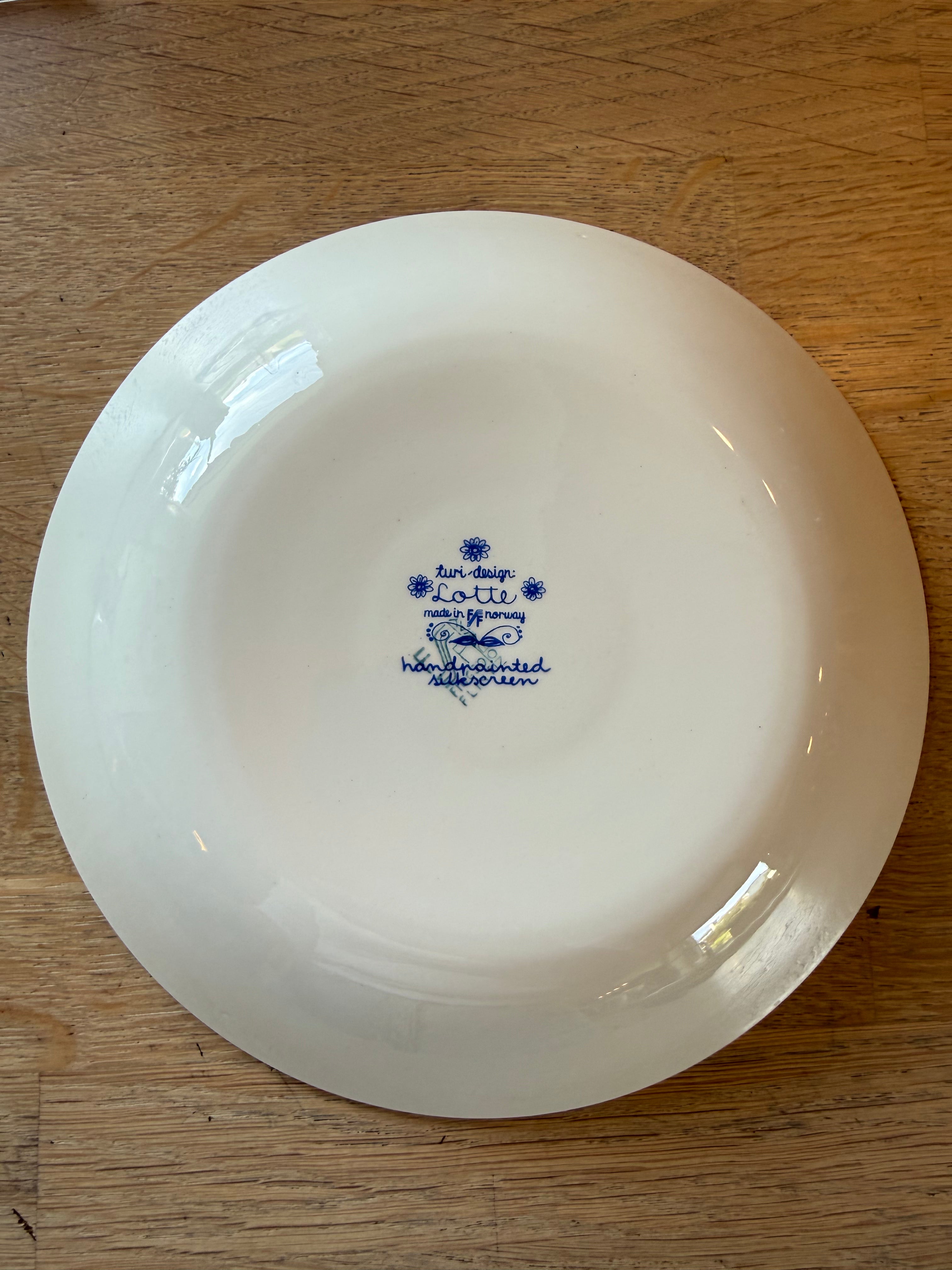Figgjo Lotte Dyp tallerken 20cm - Vintage Turi design
