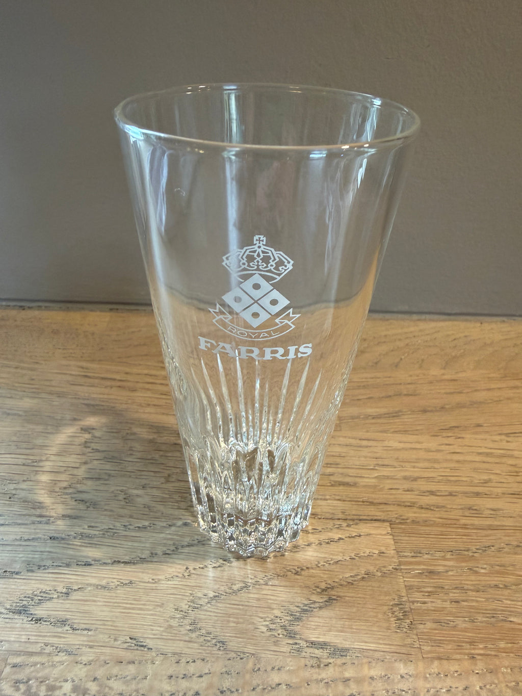 FARRIS glass - vintage 14cm