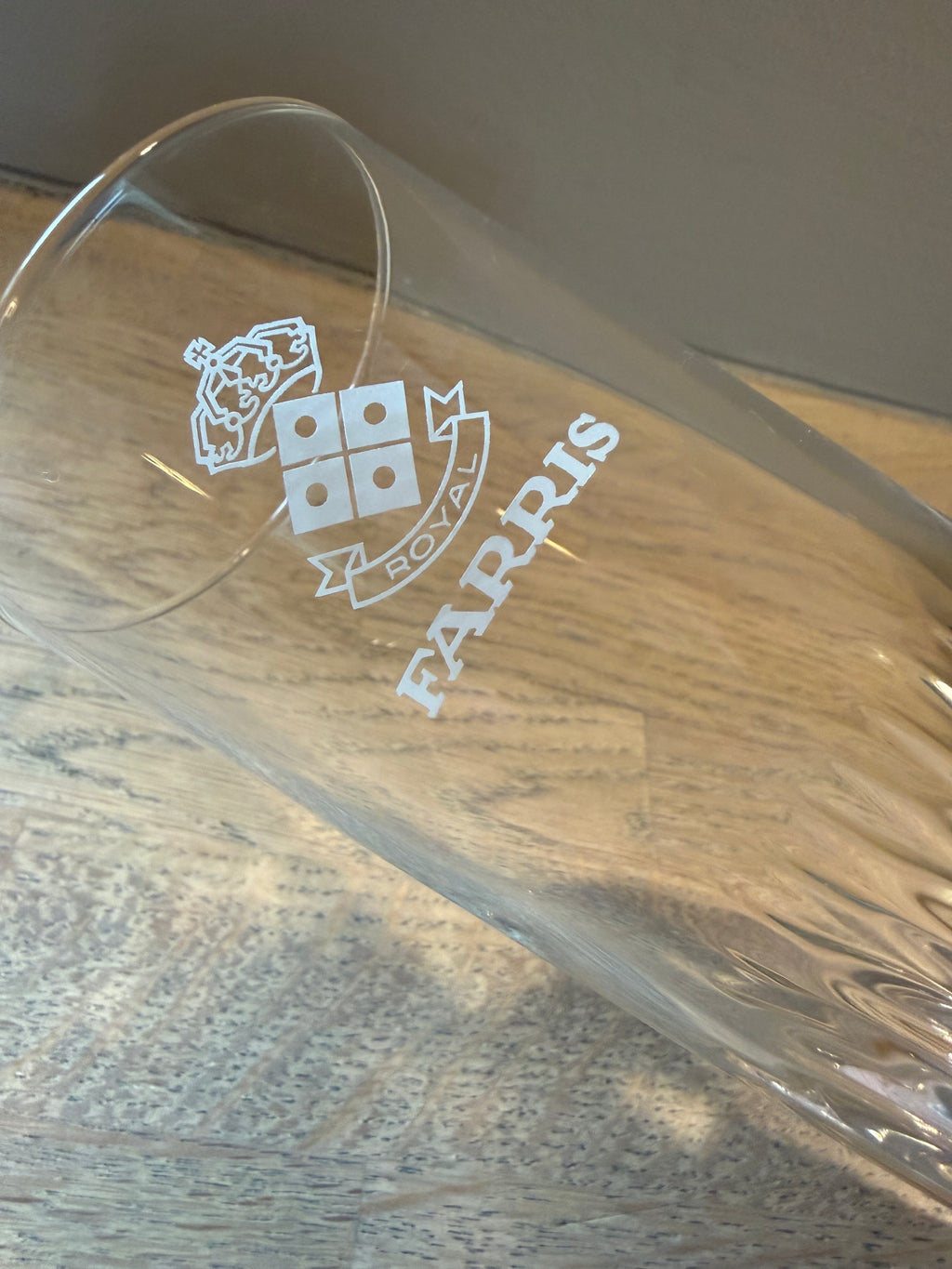 FARRIS glass - vintage 14cm