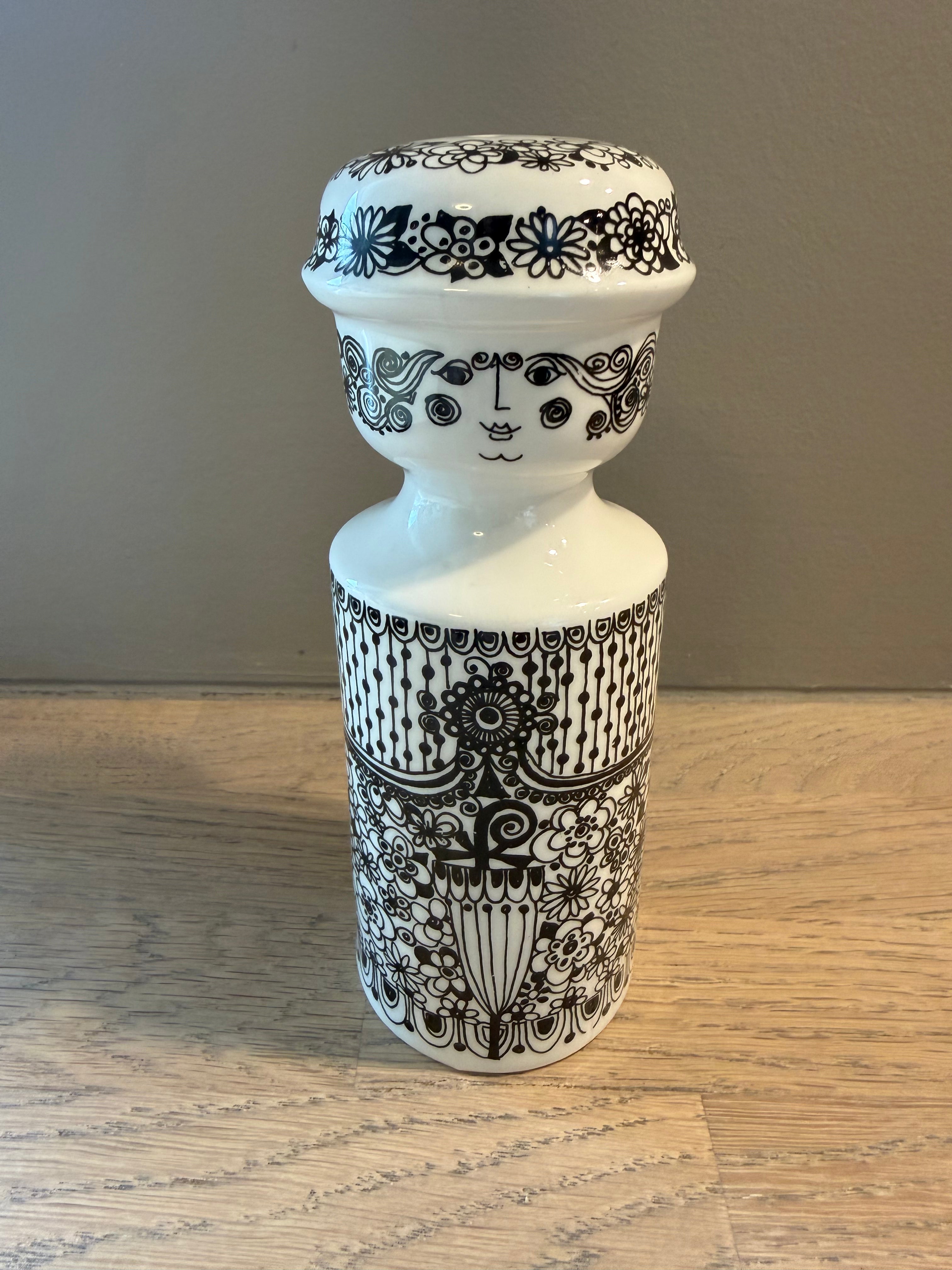 Figgjo Sort Dekor Sukkerstrøer - Vintage Turi design