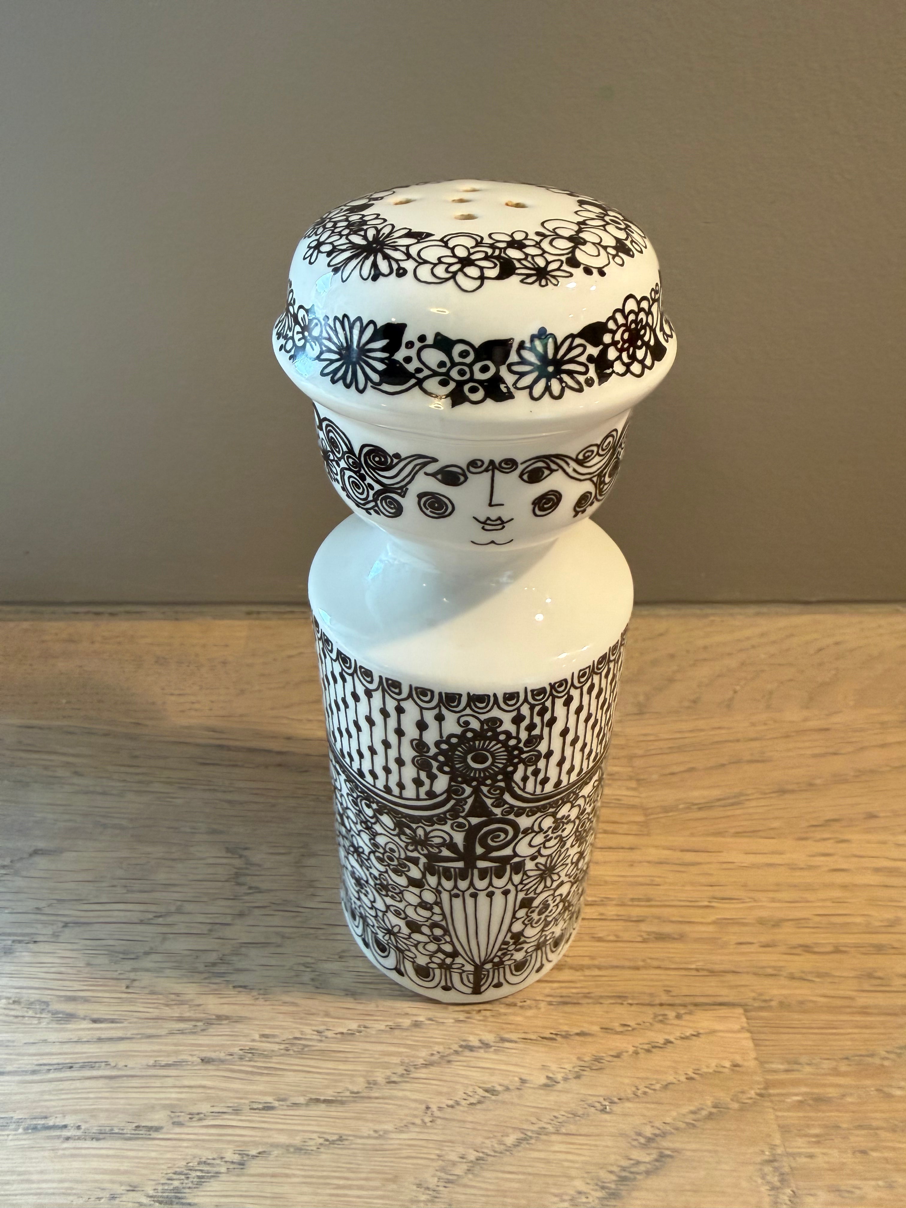 Figgjo Sort Dekor Sukkerstrøer - Vintage Turi design