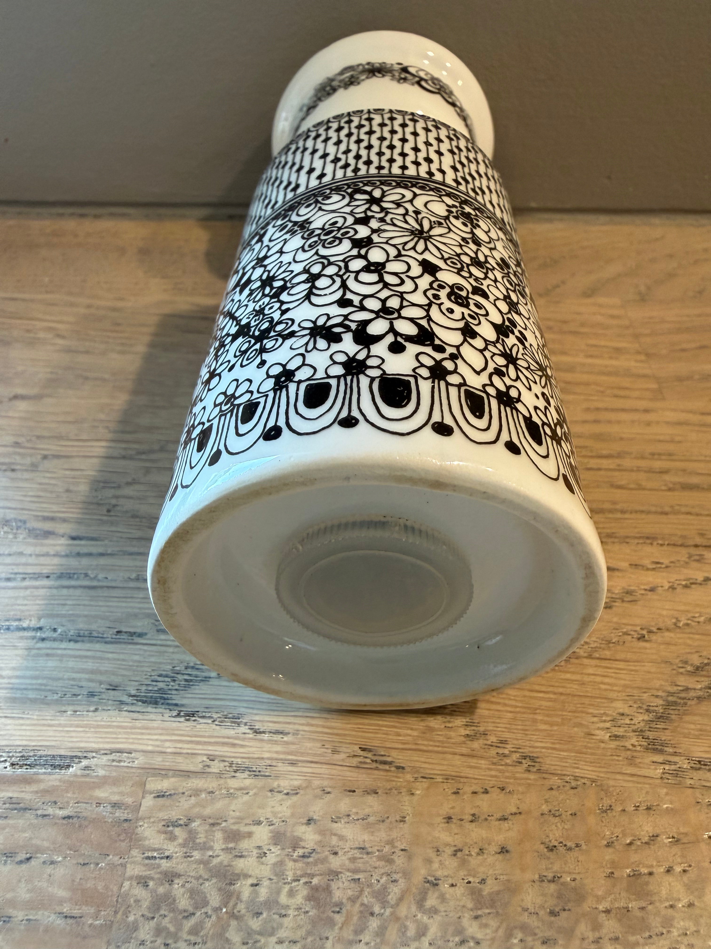 Figgjo Sort Dekor Sukkerstrøer - Vintage Turi design