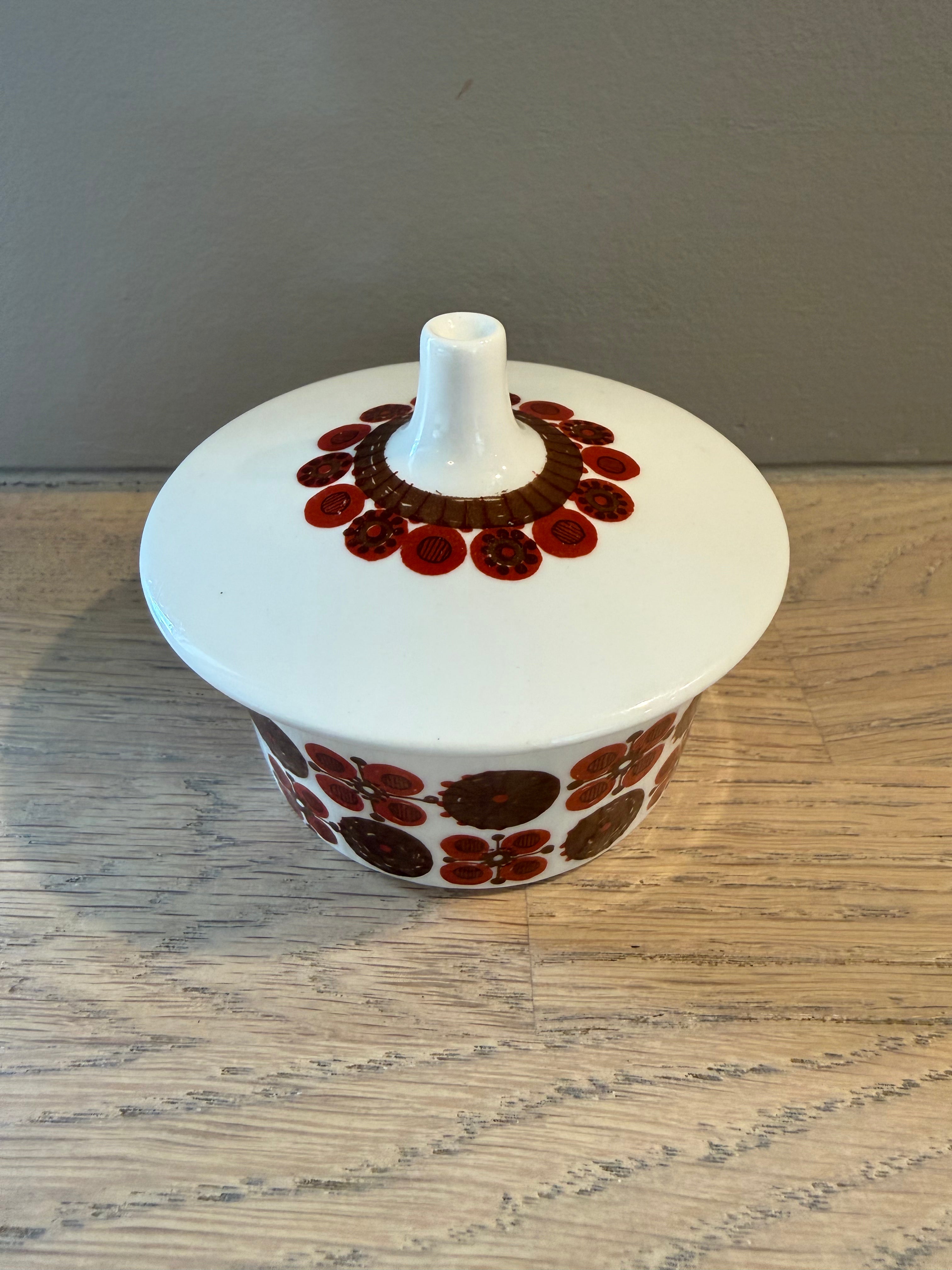 Figgjo Morocco Sukkerskål med lokk - Vintage Turi design