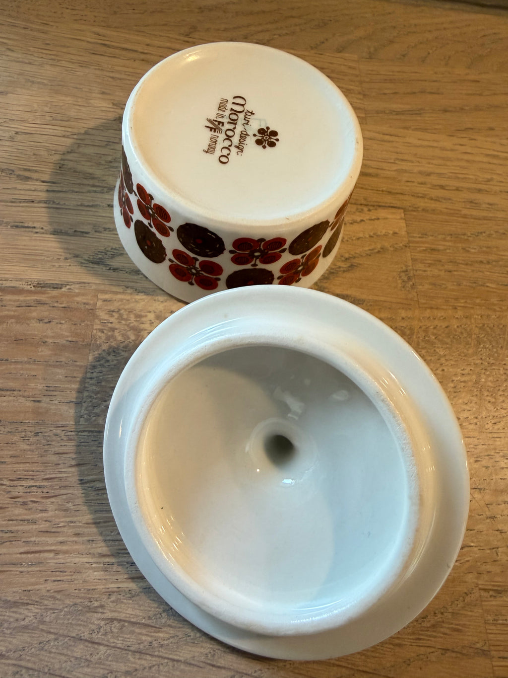 Figgjo Morocco Sukkerskål med lokk - Vintage Turi design